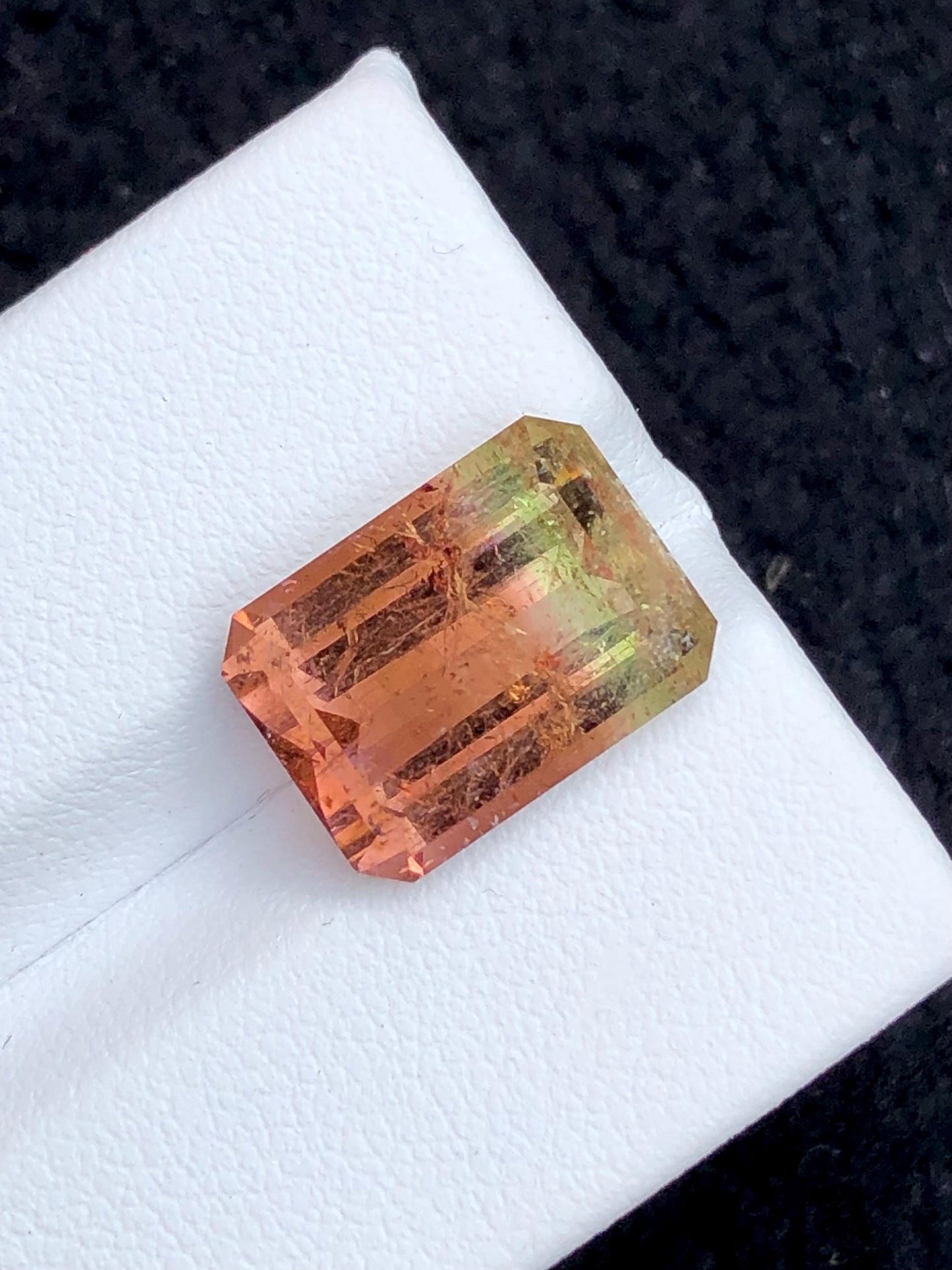Bi Colour Tourmaline Faceted 7.50 ct - Natural Collector Gem