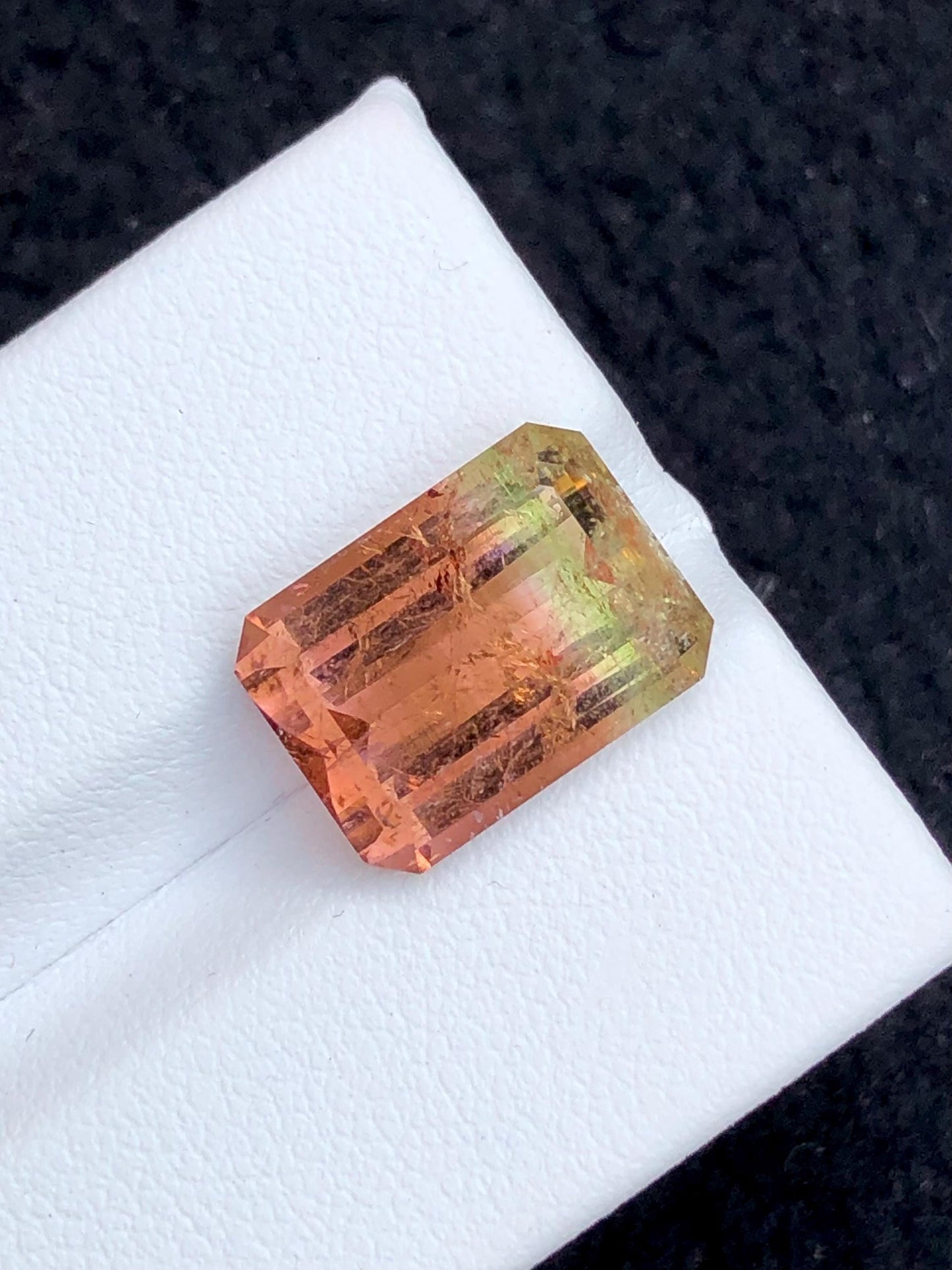 Bi Colour Tourmaline Faceted 7.50 ct - Natural Collector Gem