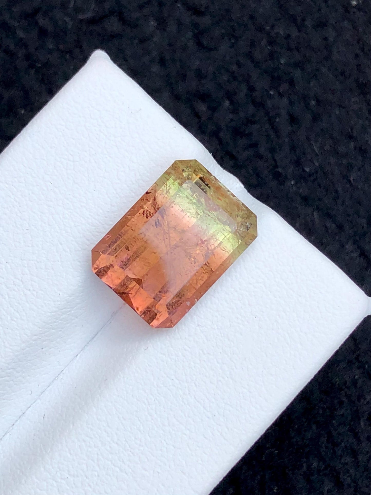 Bi Colour Tourmaline Faceted 7.50 ct - Natural Collector Gem