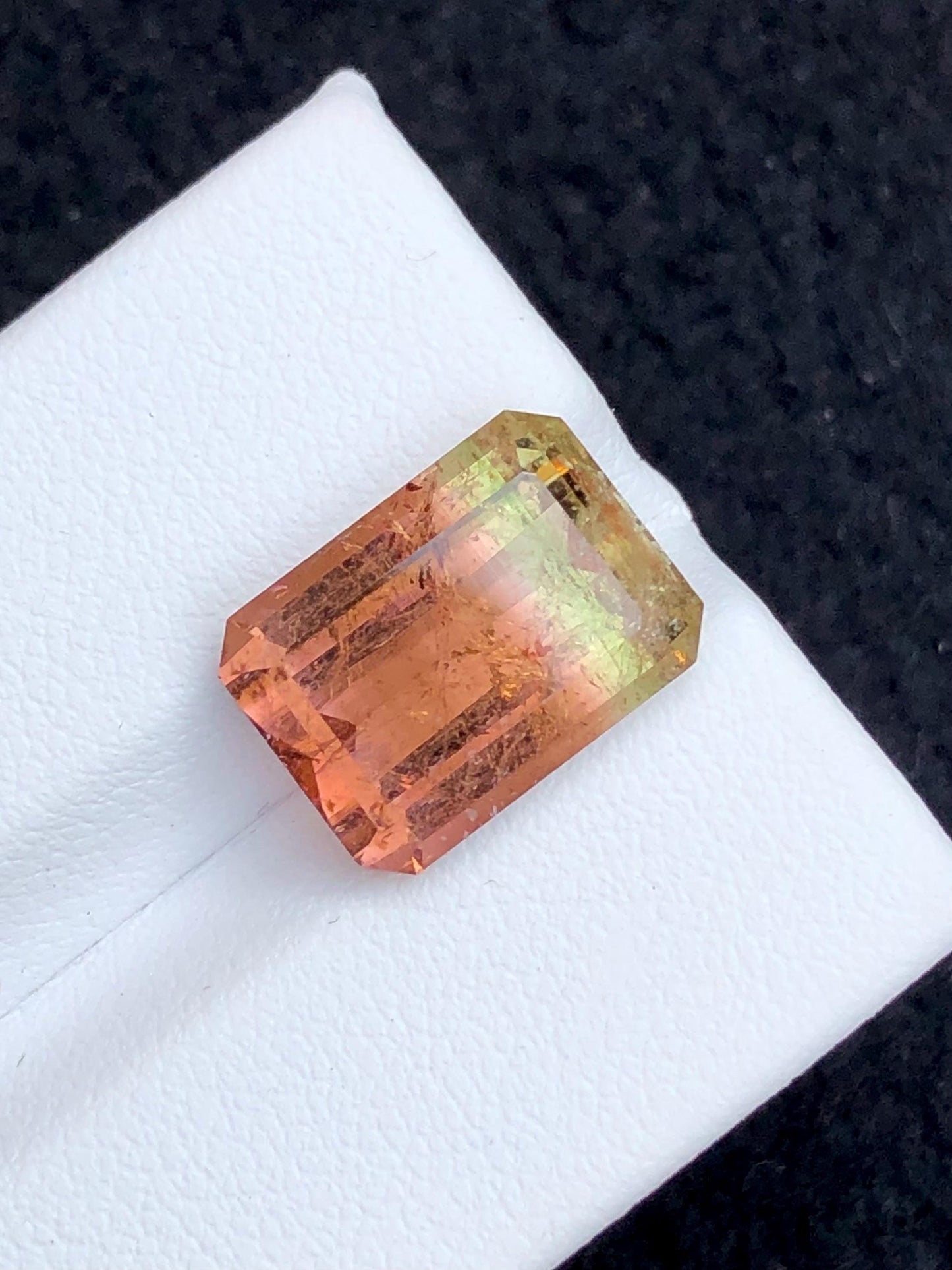 Bi Colour Tourmaline Faceted 7.50 ct - Natural Collector Gem