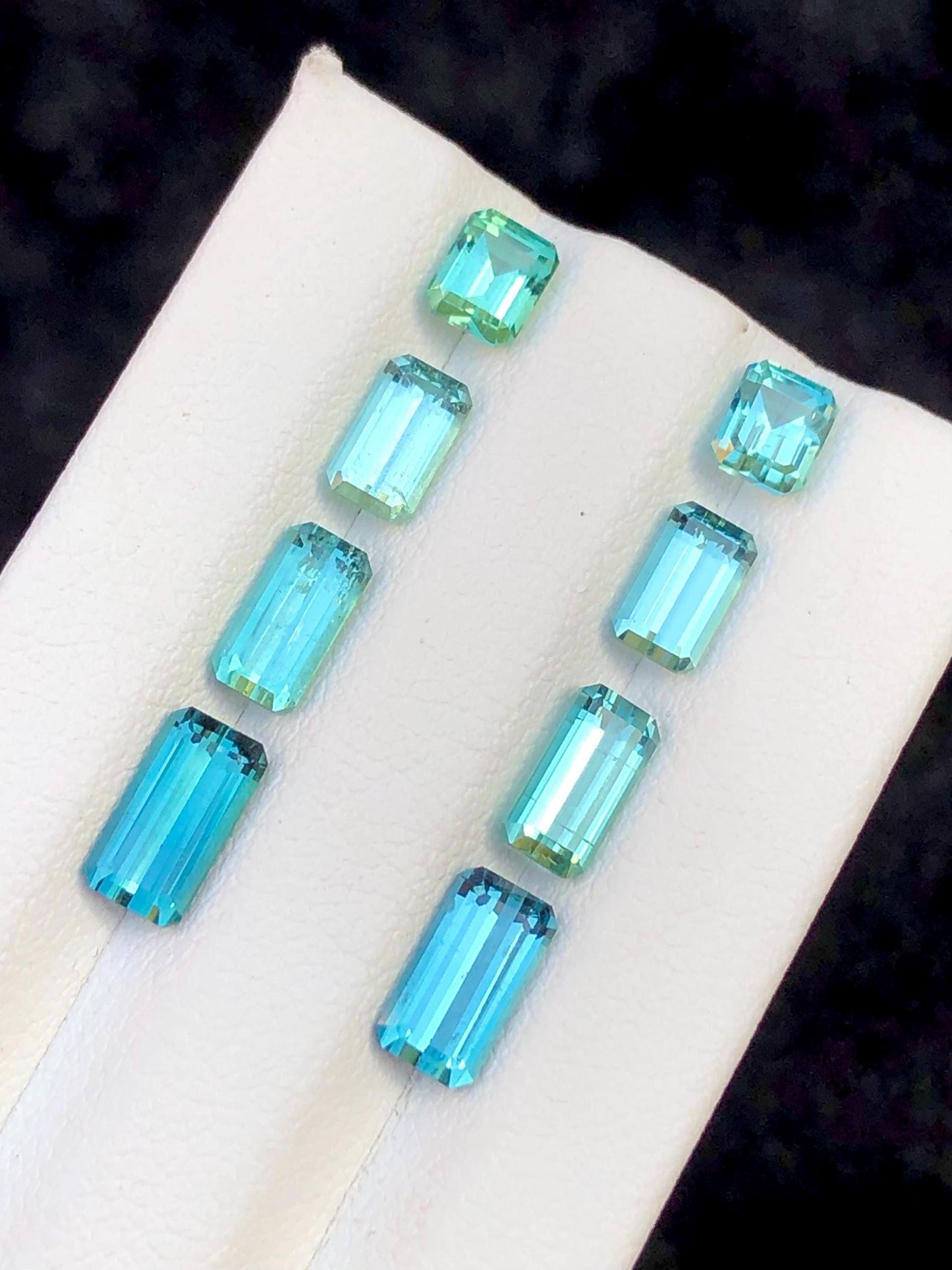 Blue Tourmaline Pair 6.00 ct - Earrings Matching Stones