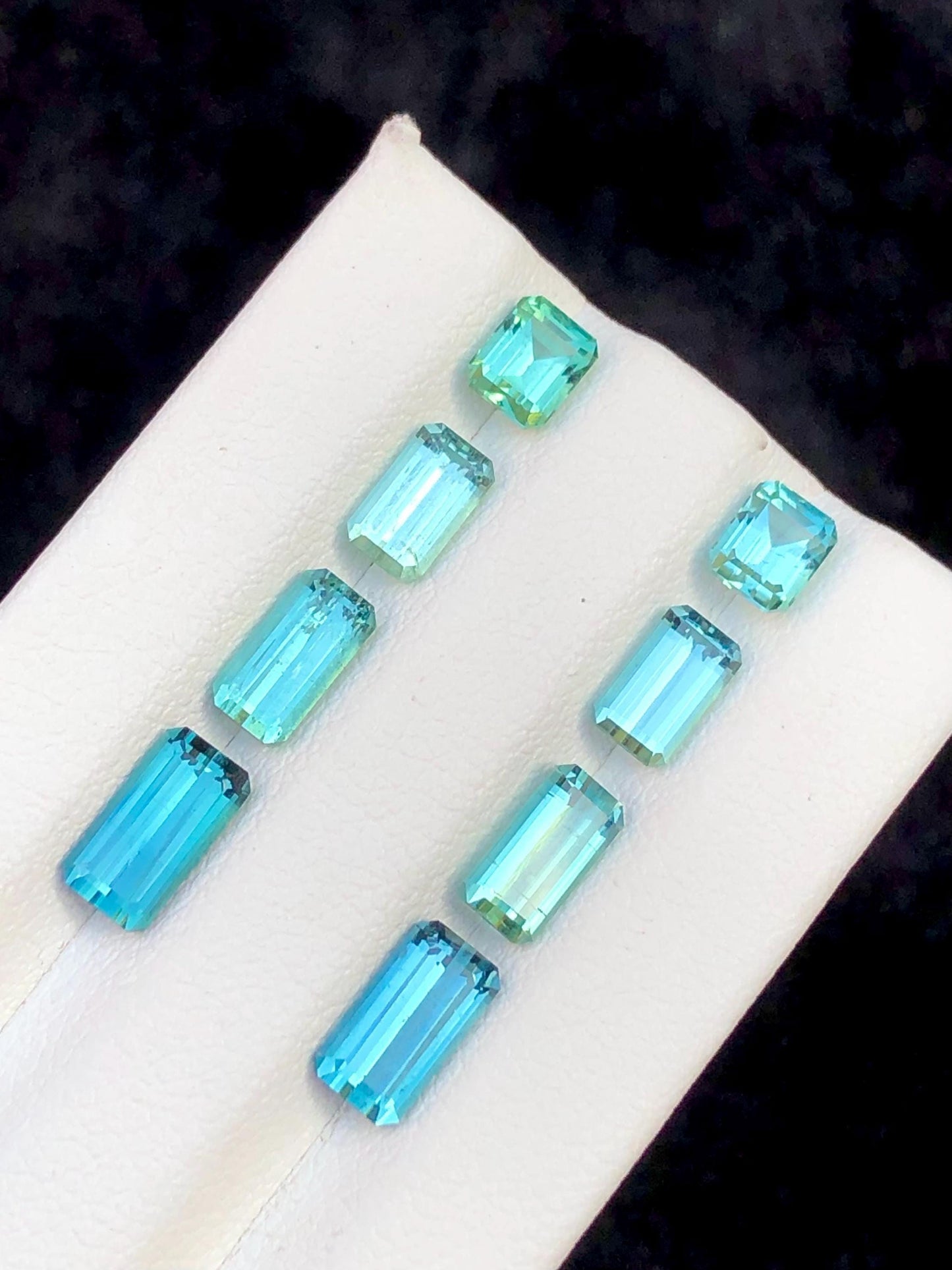 Blue Tourmaline Pair 6.00 ct - Earrings Matching Stones