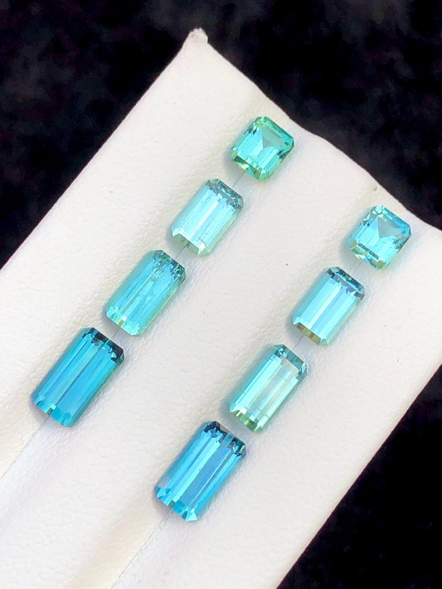 Blue Tourmaline Pair 6.00 ct - Earrings Matching Stones