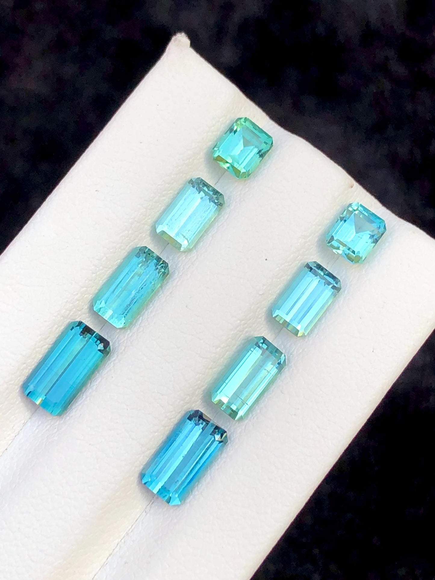 Blue Tourmaline Pair 6.00 ct - Earrings Matching Stones