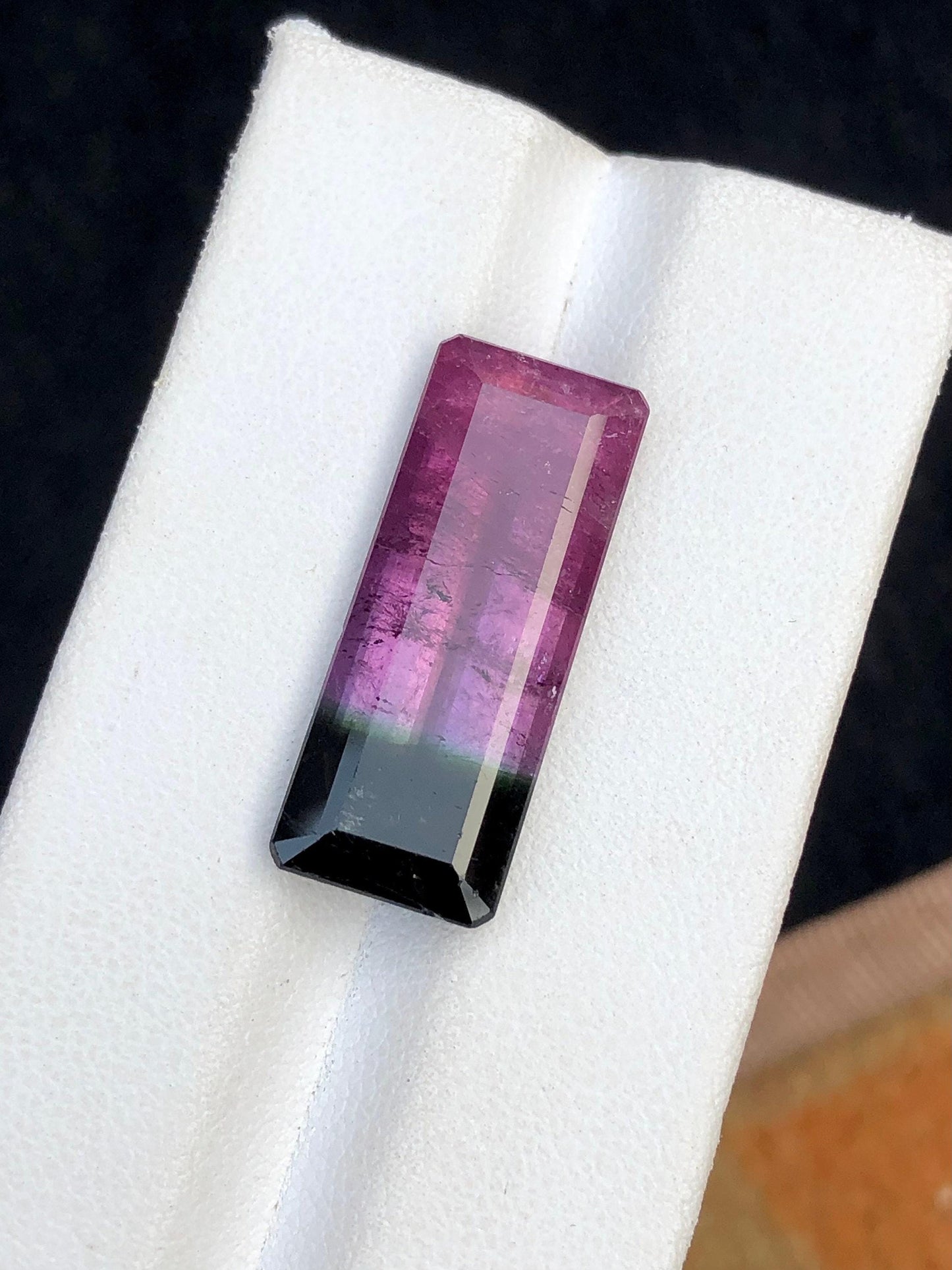 Bi Colour Tourmaline Faceted 14.70 ct - Collector Jewelry Gem