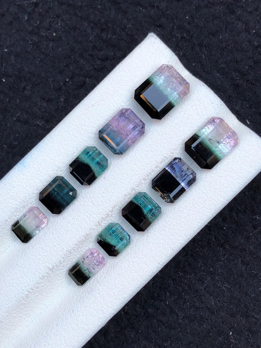Bi Colour Tourmaline Lot 16.70 ct - Afghan Collector Stones