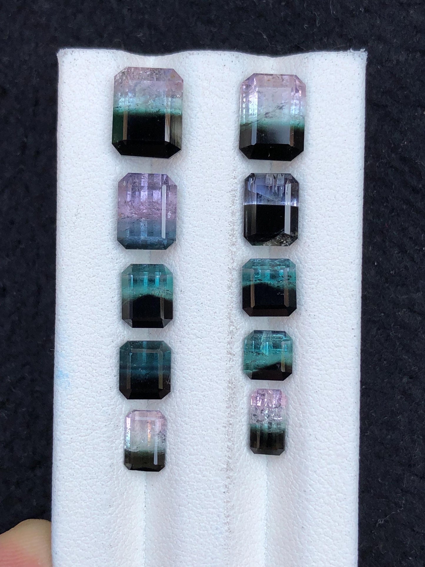 Bi Colour Tourmaline Lot 16.70 ct - Afghan Collector Stones