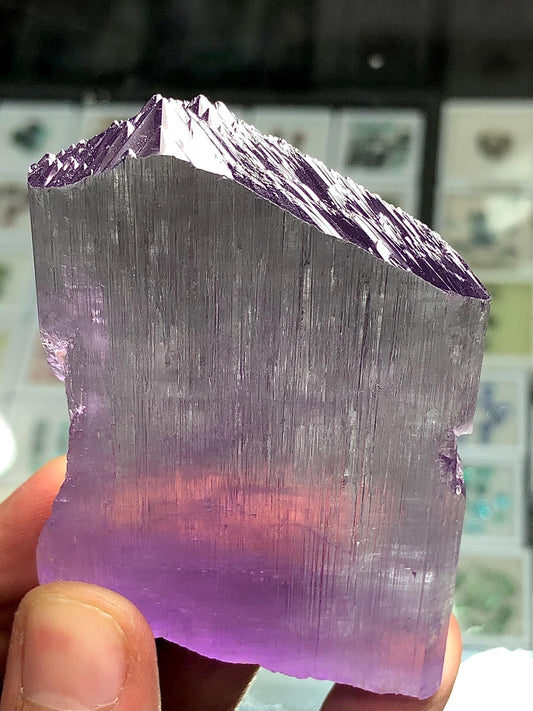 Purple Kunzite Crystal 128 g - Afghan Collector Specimen