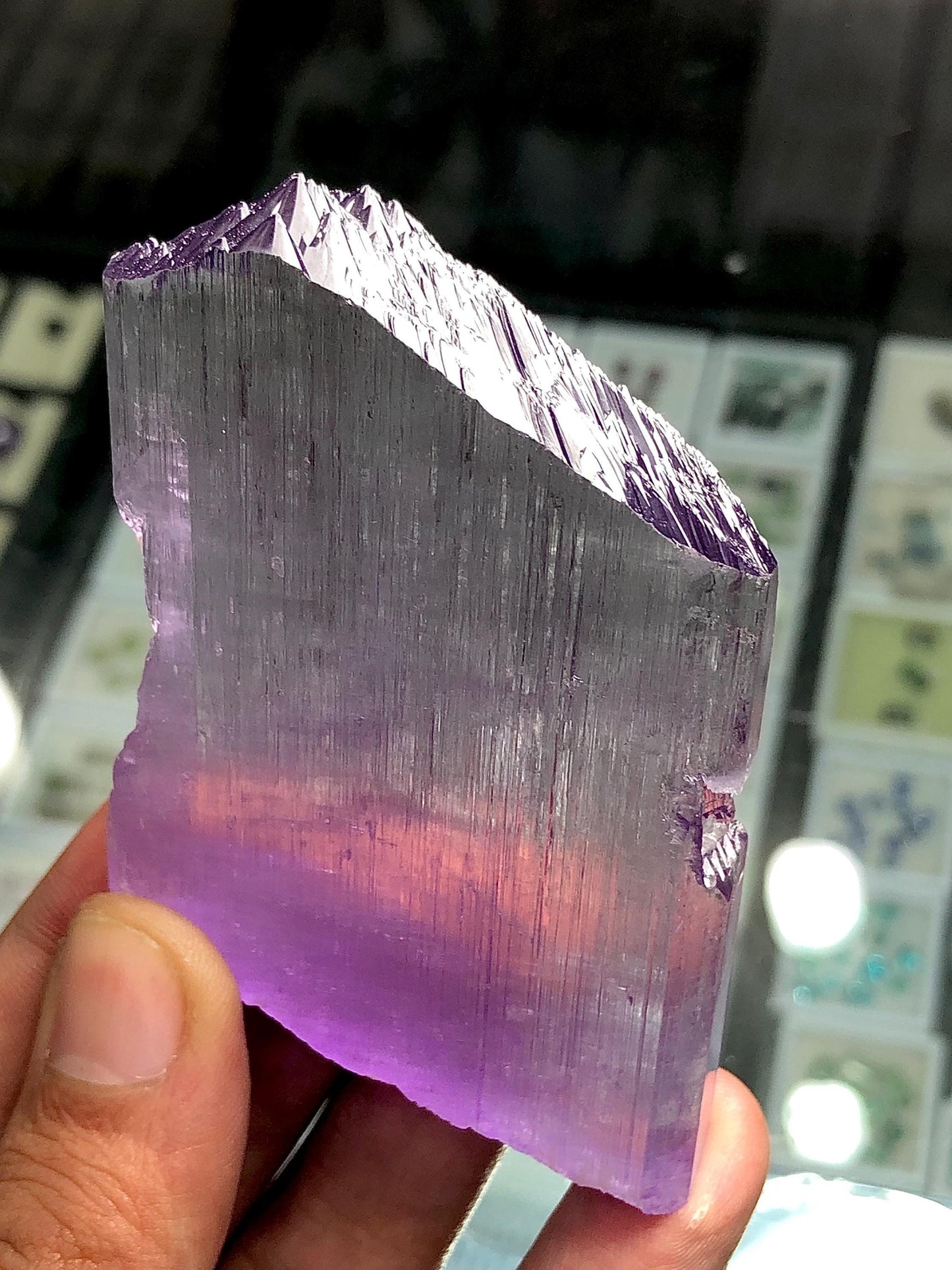 Purple Kunzite Crystal 128 g - Afghan Collector Specimen