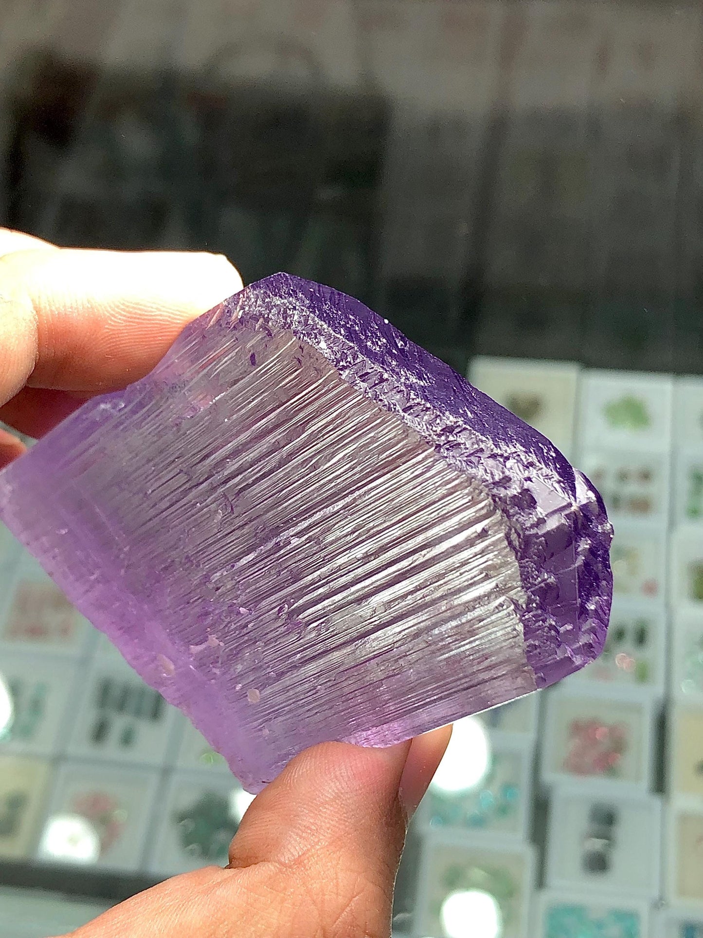 Purple Kunzite Crystal 128 g - Afghan Collector Specimen