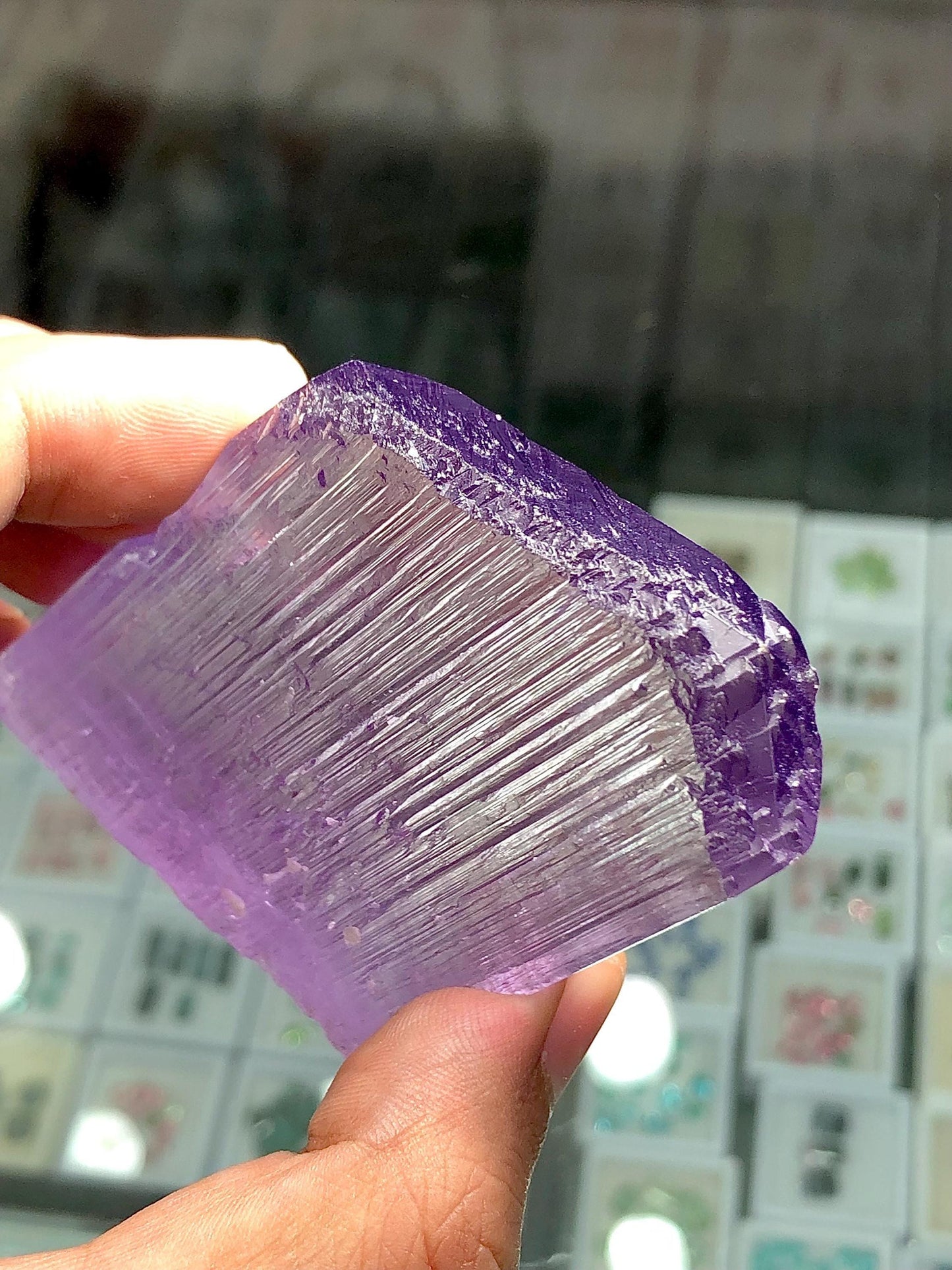Purple Kunzite Crystal 128 g - Afghan Collector Specimen