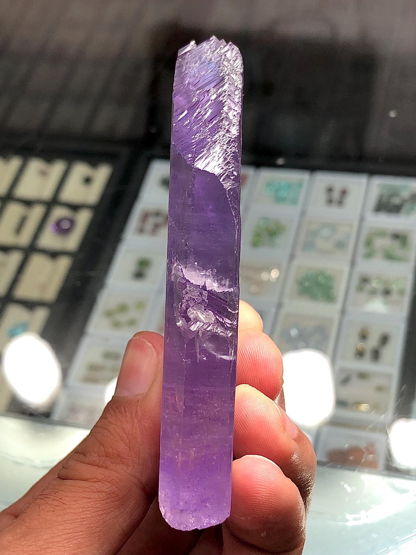 Purple Kunzite Crystal 128 g - Afghan Collector Specimen