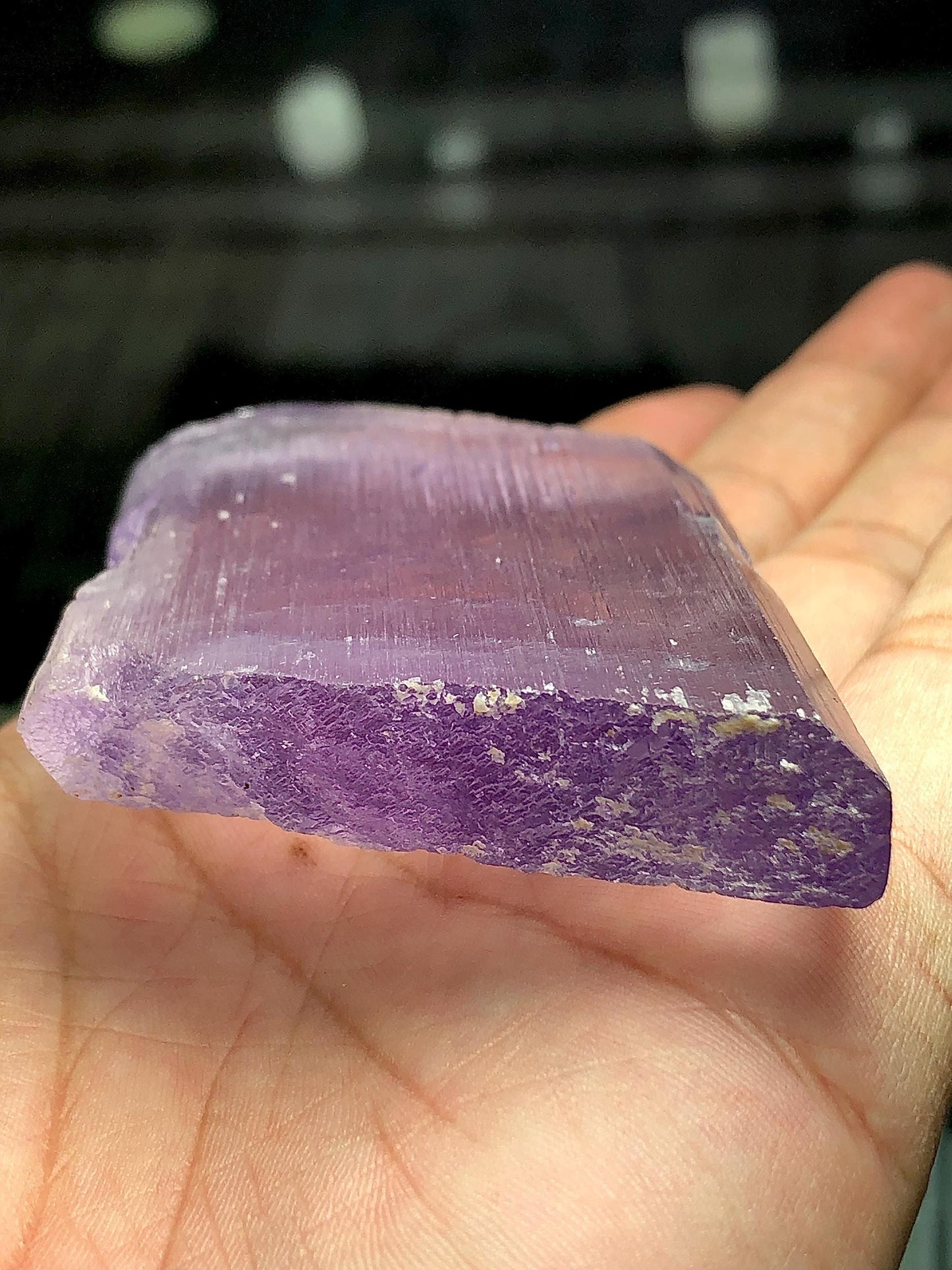 Purple Kunzite Crystal 128 g - Afghan Collector Specimen