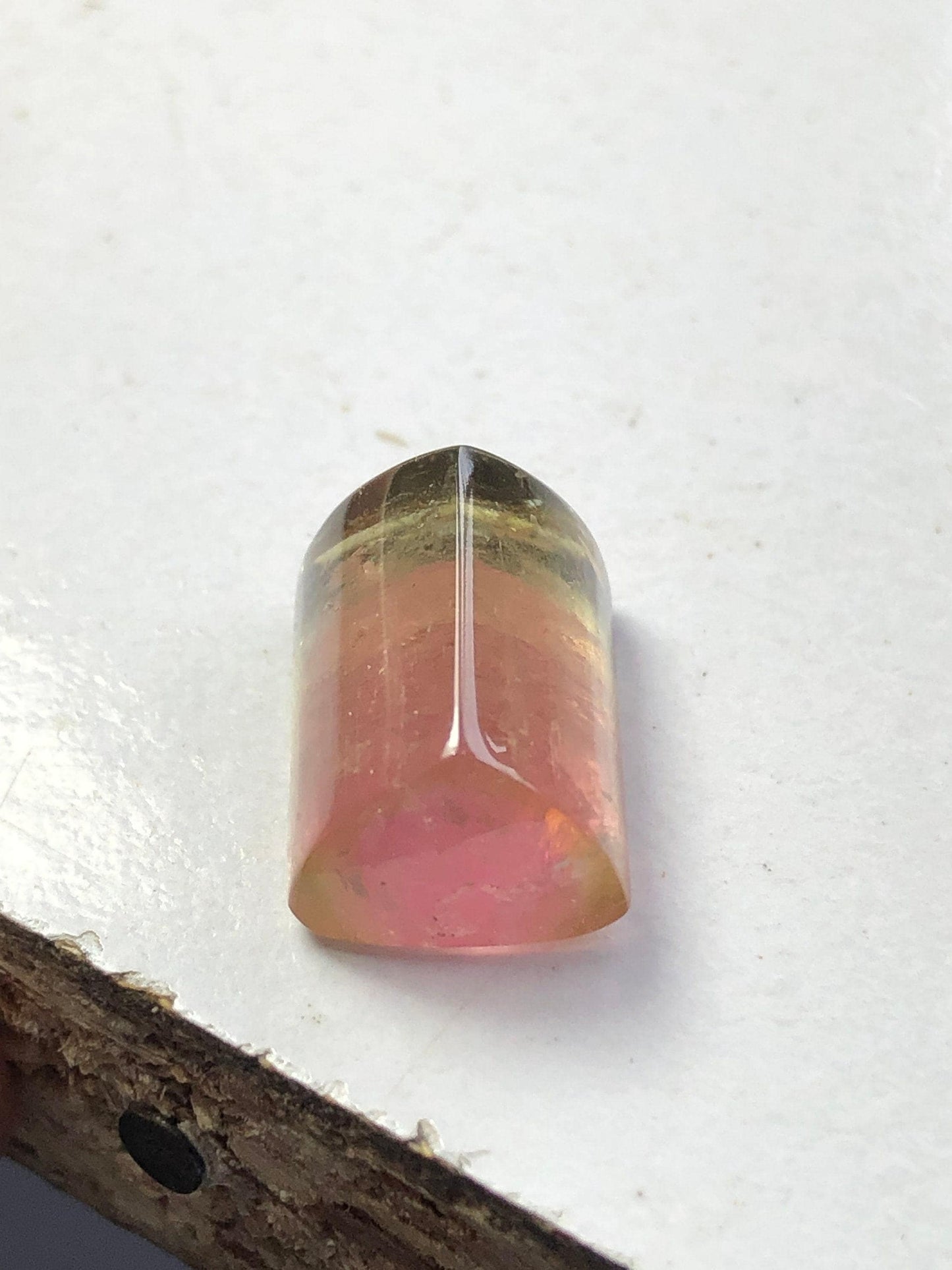 Watermelon Tourmaline Cabochon 12.00 ct - Healing Chakra Gem