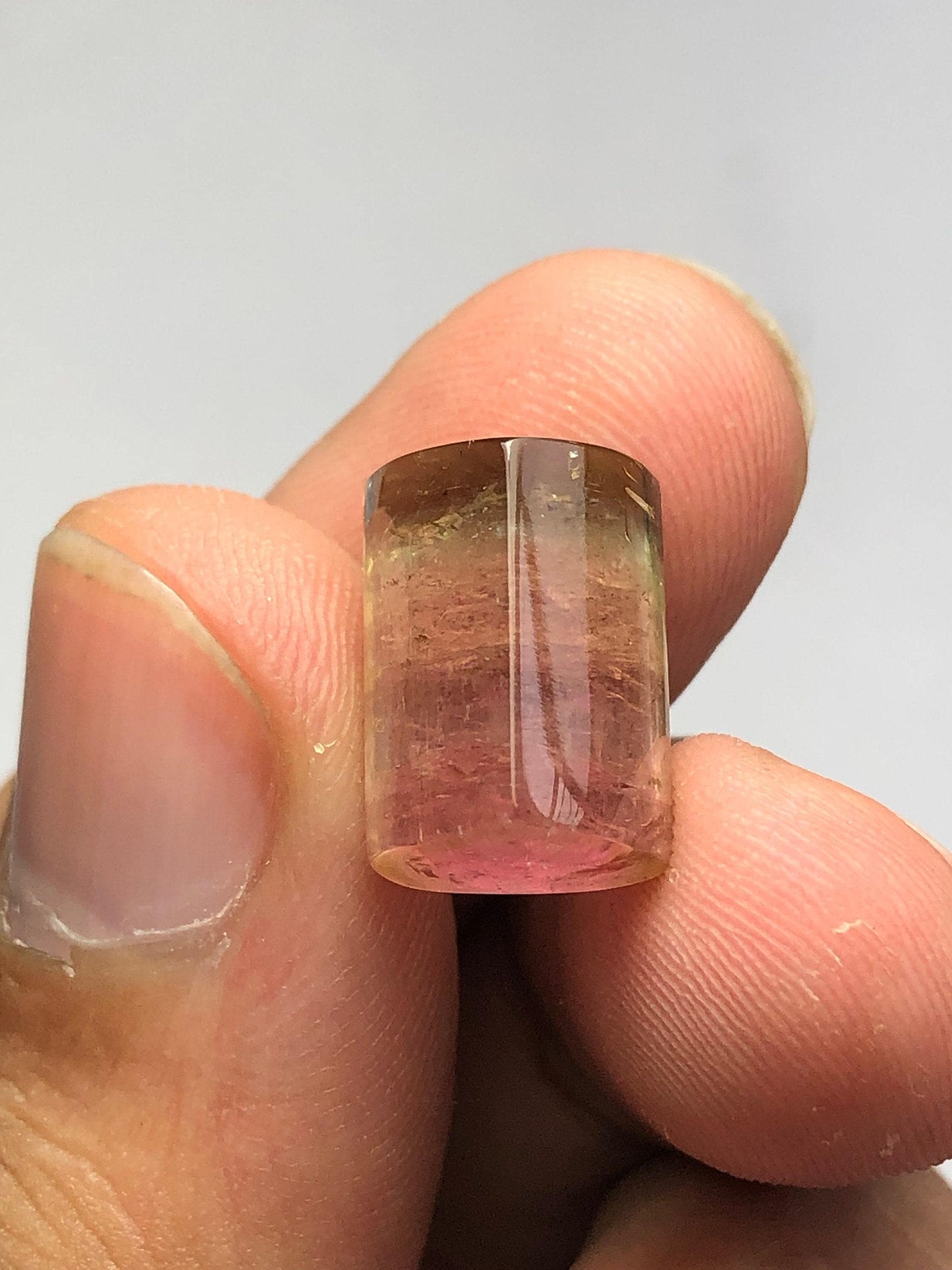 Watermelon Tourmaline Cabochon 12.00 ct - Healing Chakra Gem