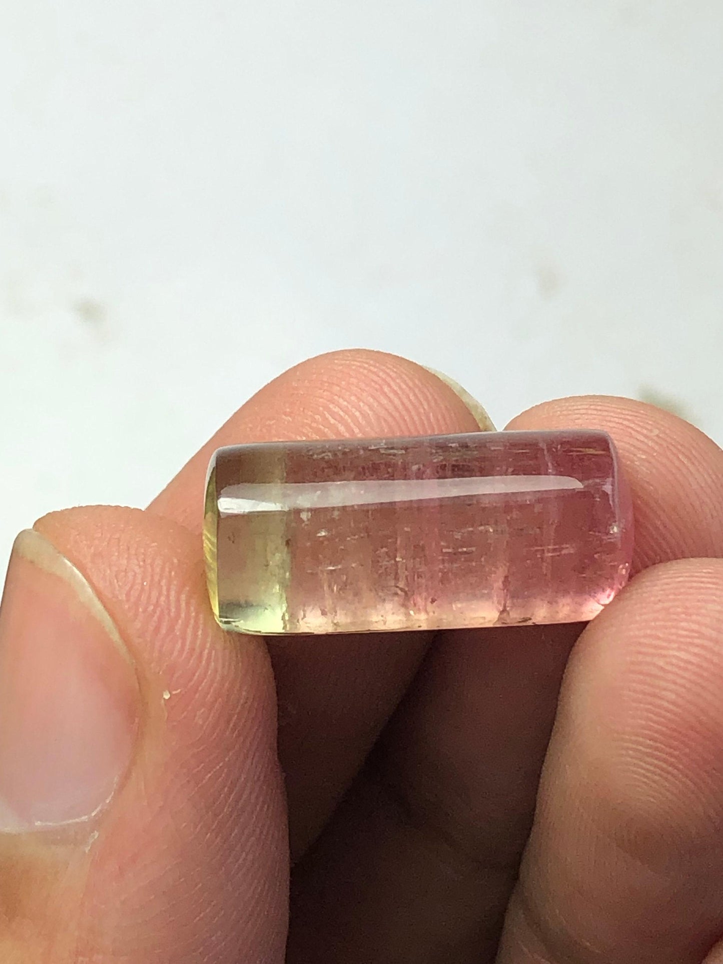 Bi Colour Tourmaline Cabochon 15.00 ct - Natural Afghan Gem