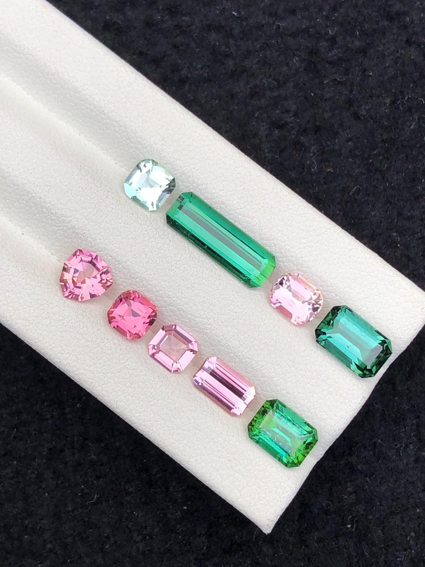 مجموعة من التورمالين متعدد الألوان، 10.00 قيراط - طرد من أفغانستان للمقتنين