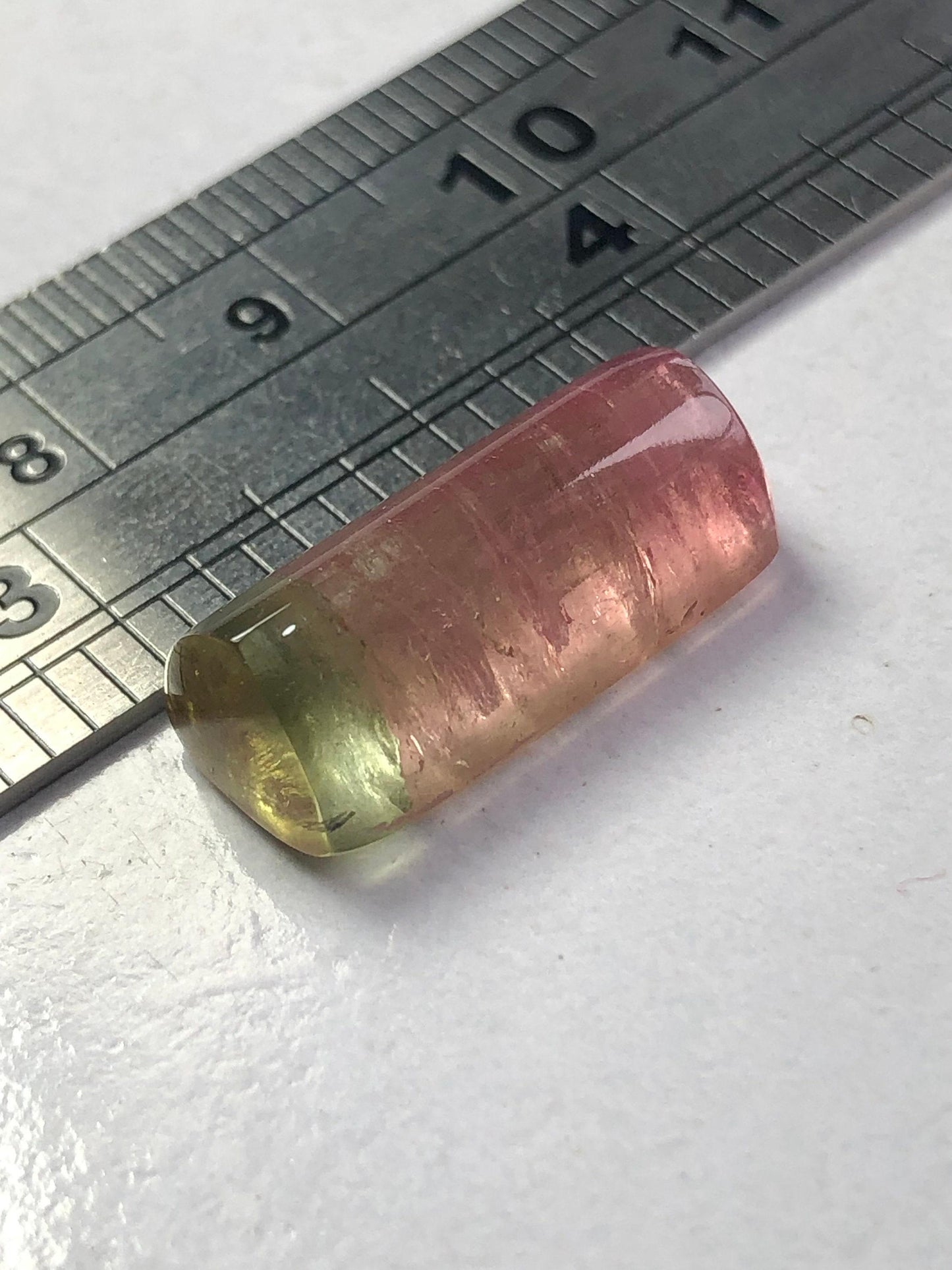 Bi Colour Tourmaline Cabochon 15.00 ct - Natural Afghan Gem