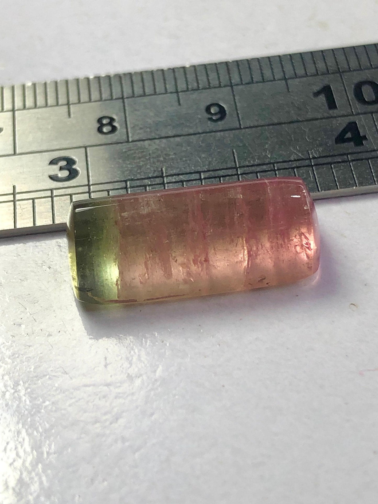 Bi Colour Tourmaline Cabochon 15.00 ct - Natural Afghan Gem
