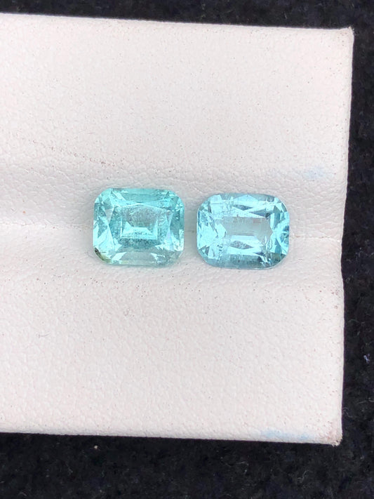 Paraiba Tourmaline Faceted 2.85 ct – Rare Neon Blue Jewelry Gem