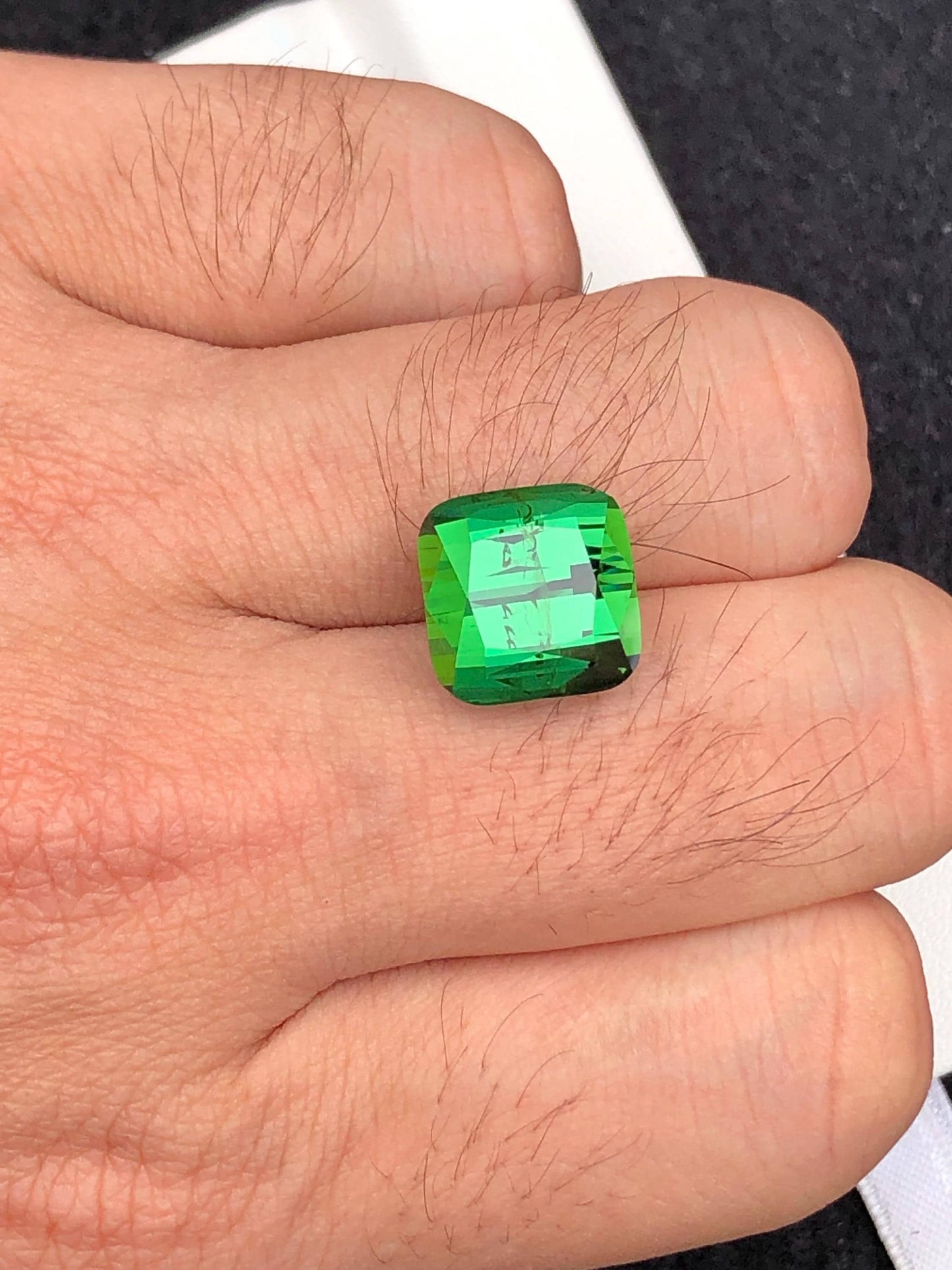 Green Tourmaline Faceted 13.00 ct – Forest Afghan Collector Gem