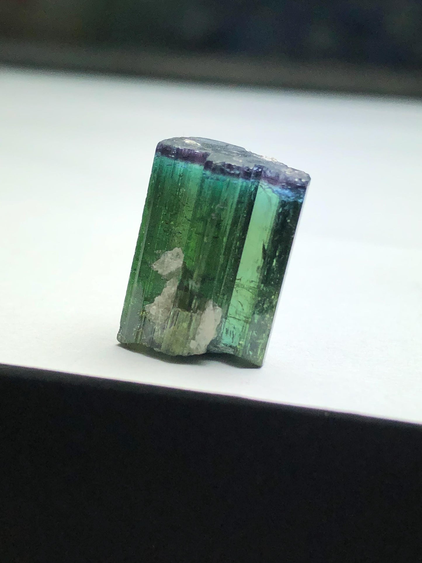 Bi Colour Tourmaline Crystal 18.30 ct – Terminated Collector Specimen