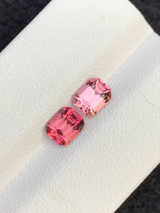 تورمالين وردي مقشور 2.00 قيراط – حجر كريم طبيعي لتصميم خاتم خطوبة