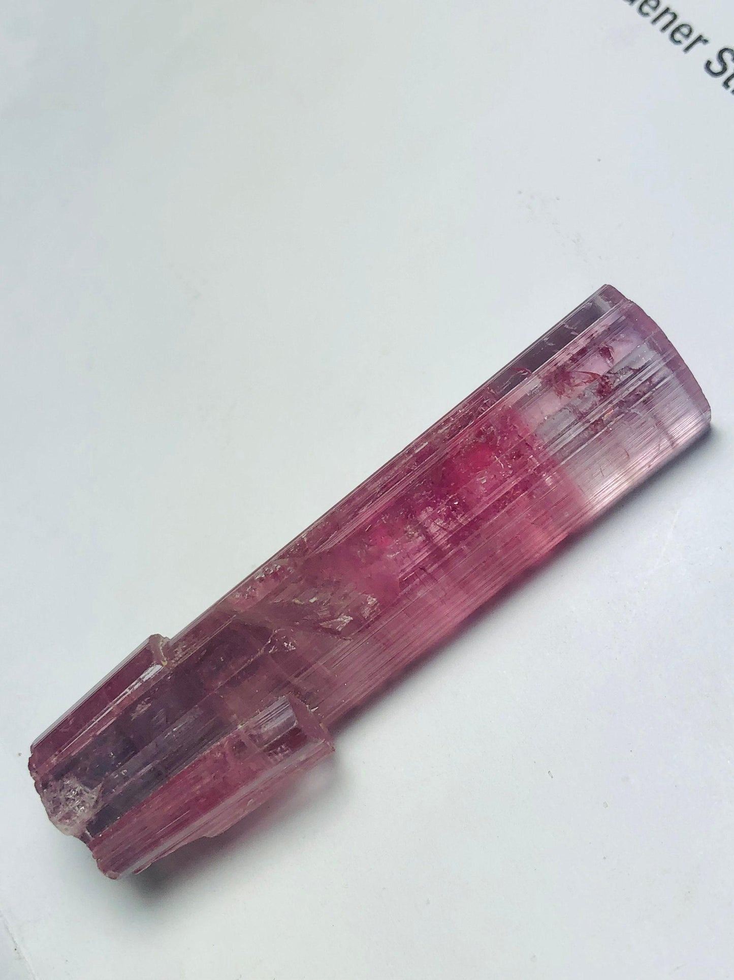Bi Colour Tourmaline Crystal 20.50 g – Afghan Display Specimen
