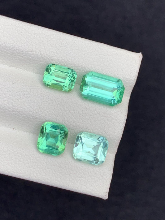 Lagoon Tourmaline Faceted 6.70 ct – Seafoam Gem for Statement Ring