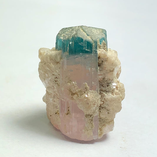 Bi Colour Tourmaline Crystal 23 ct - Natural Collector Specimen from Afghanistan