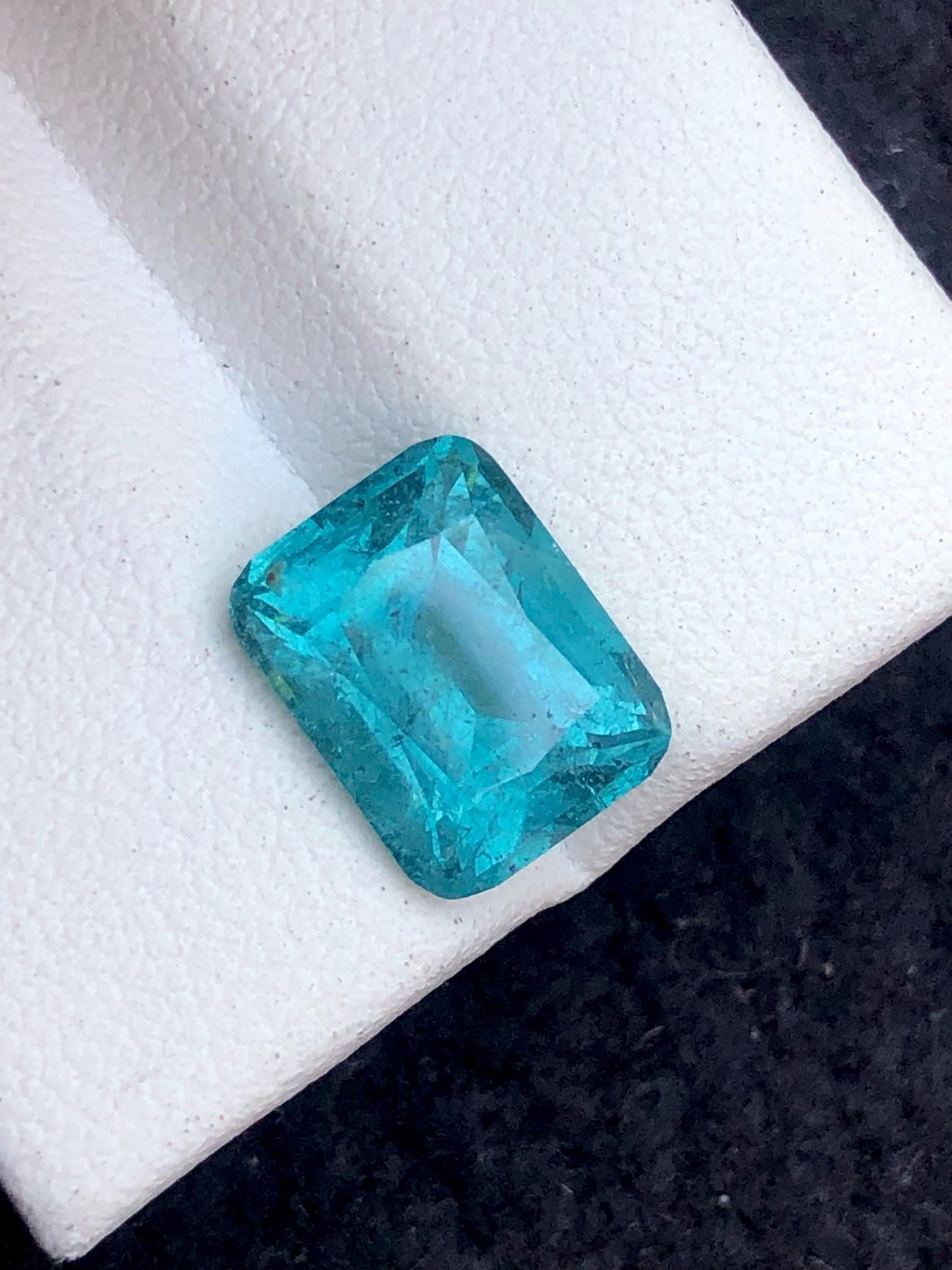 Blue Tourmaline Faceted 3.70 ct - Calibrated Stone for Fine Settings