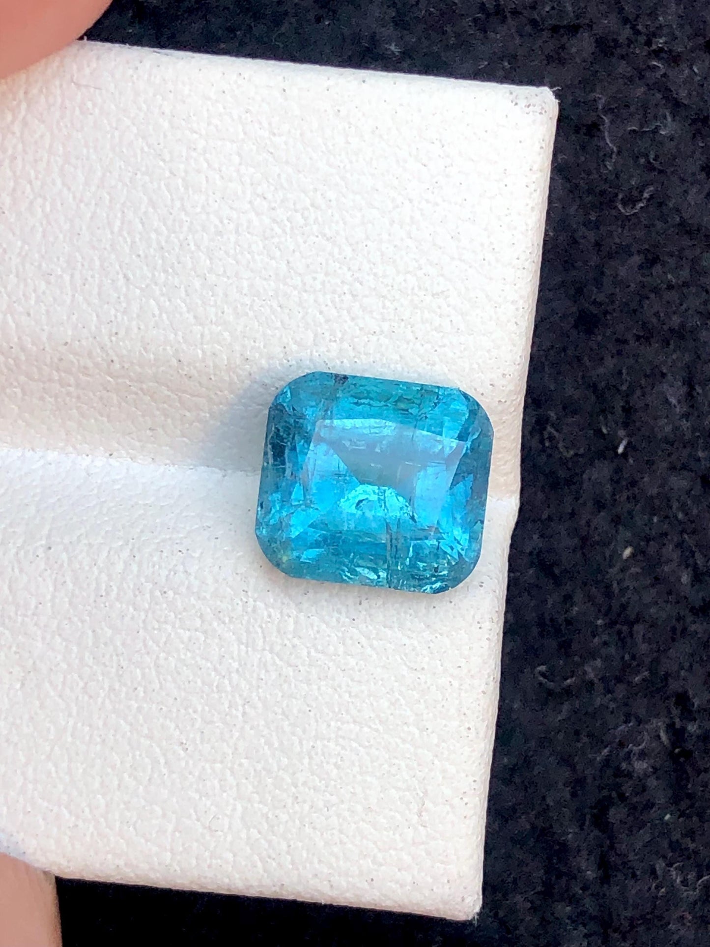 Blue Tourmaline Faceted 3.15 ct - Loose Stone for Fine Jewelry