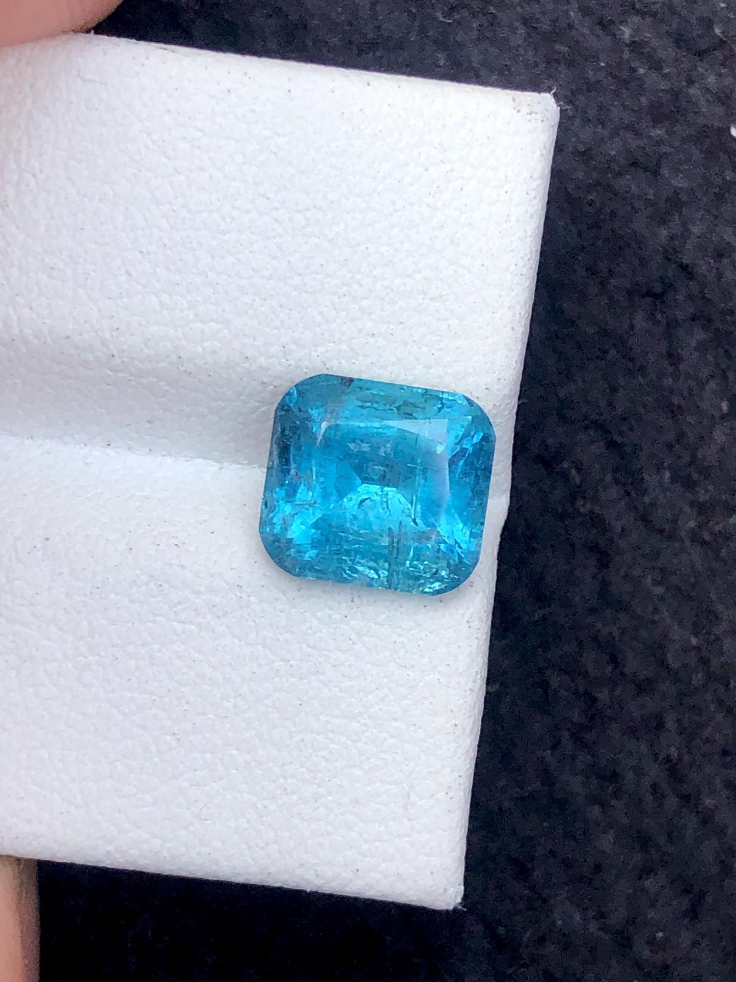 Blue Tourmaline Faceted 3.15 ct - Loose Stone for Fine Jewelry