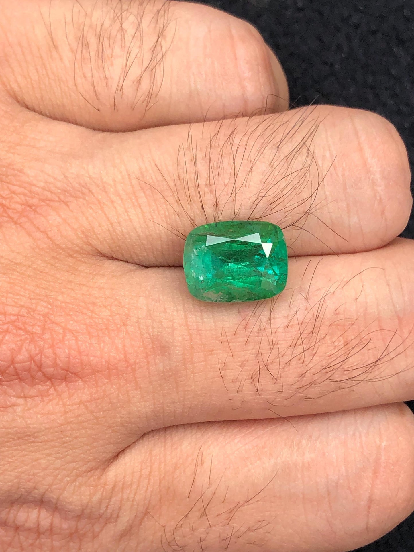 Green Tourmaline Faceted 8.70 ct - Natural Gem for Statement Ring