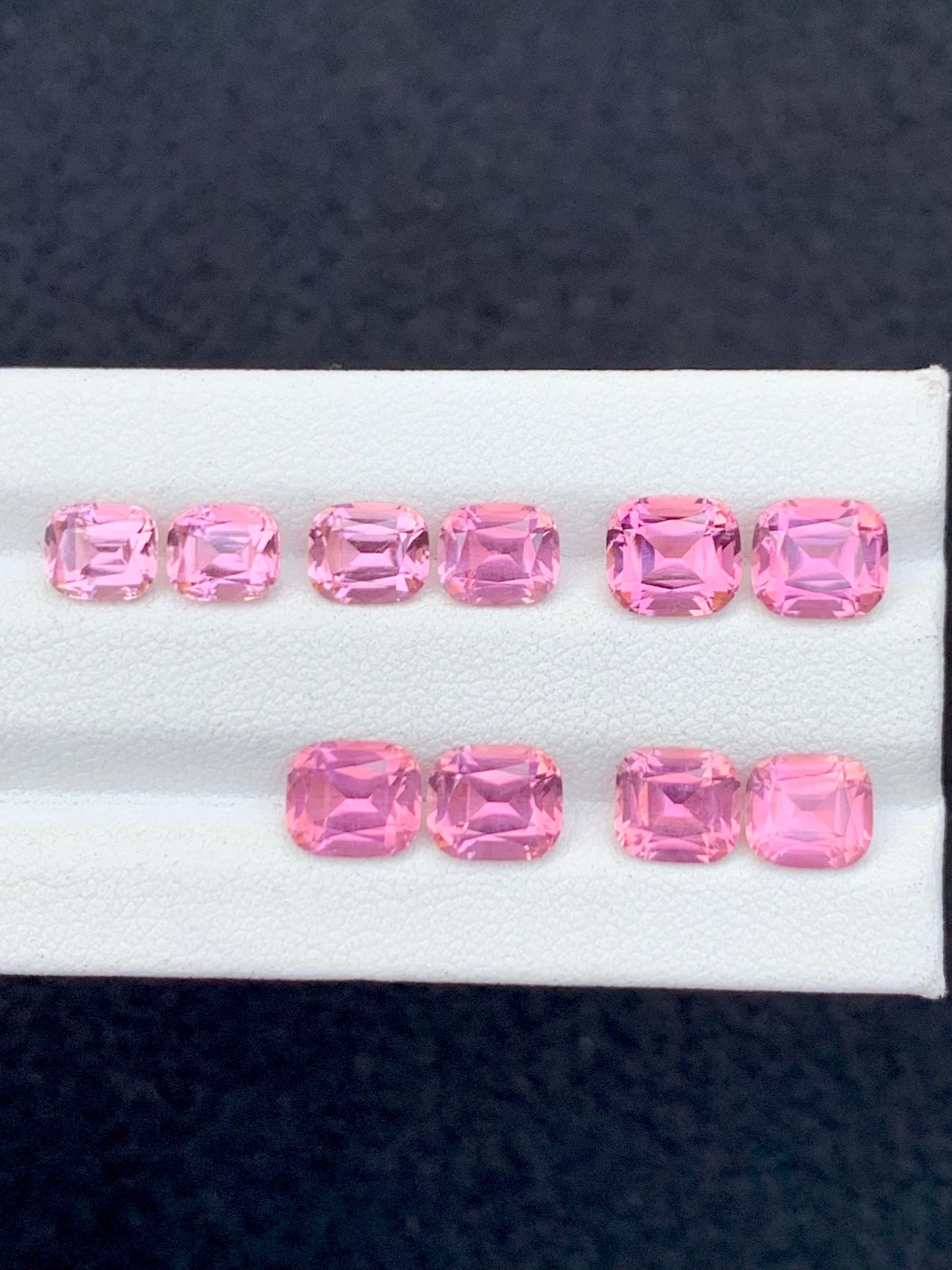 Rose Pink Tourmaline Pair 11.20 ct - Calibrated Gems for Luxury Jewelry