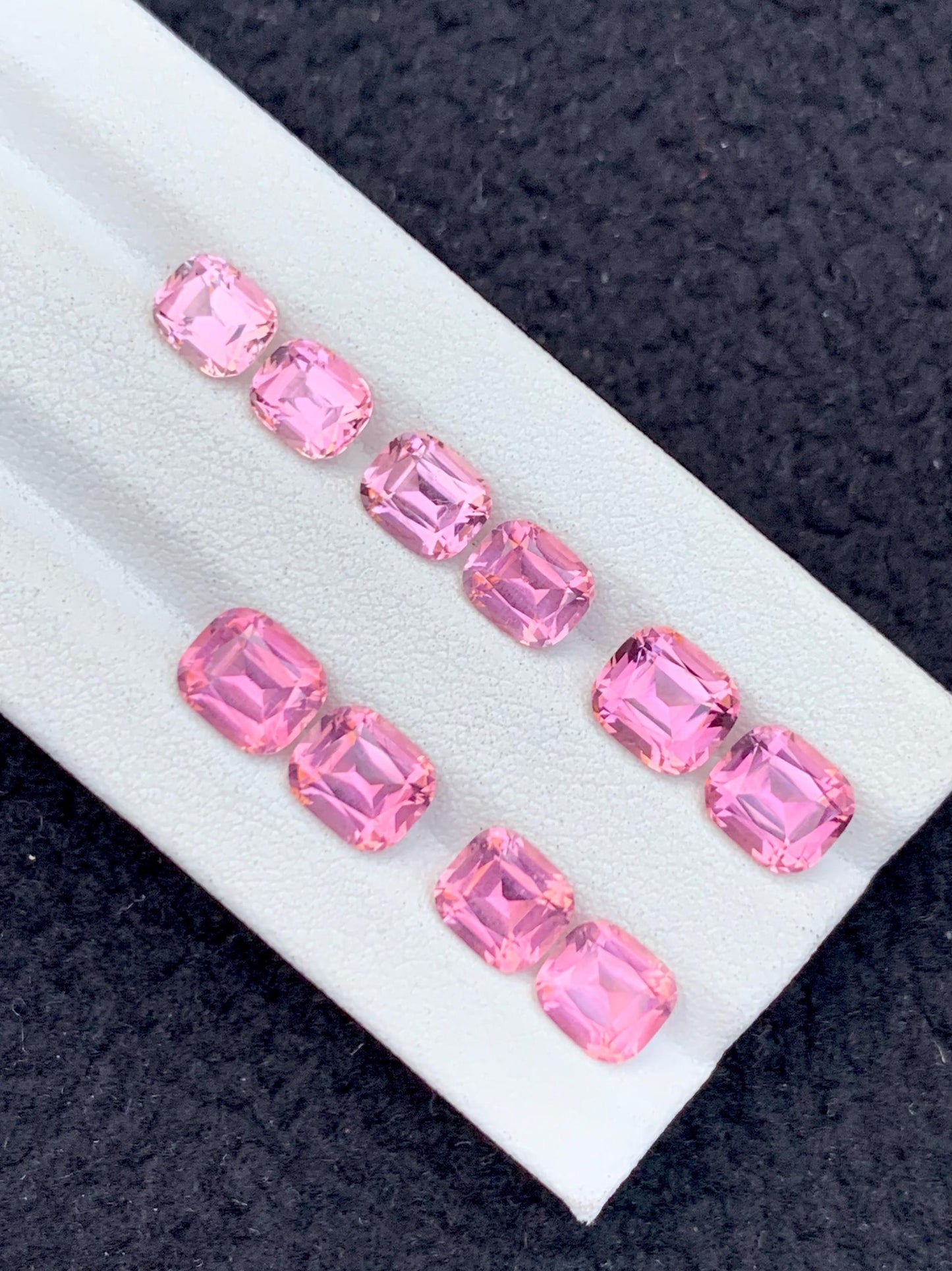 Rose Pink Tourmaline Pair 11.20 ct - Calibrated Gems for Luxury Jewelry