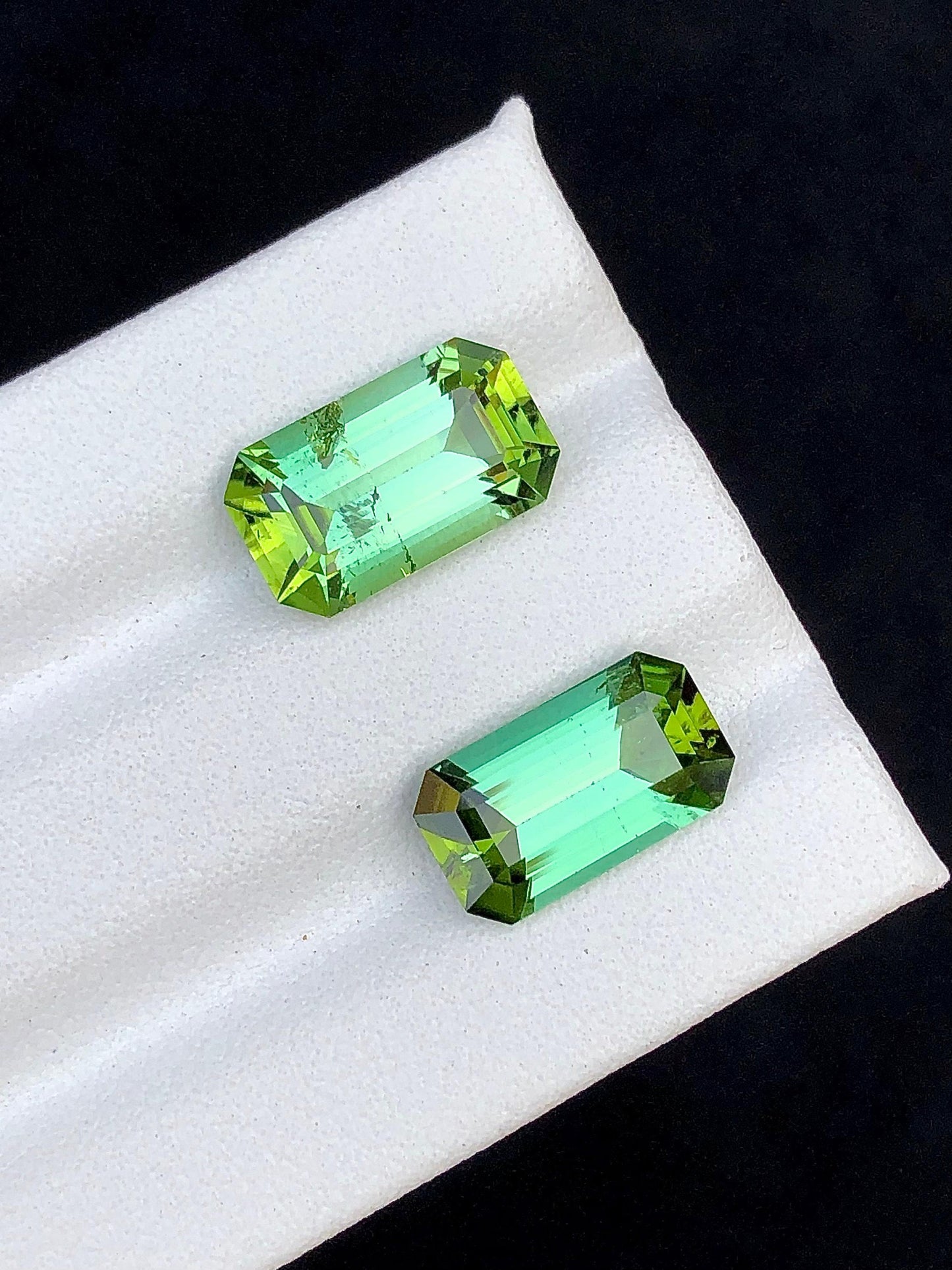 Green Tourmaline Faceted 5.65 ct - Natural Stones for Jewelry Design