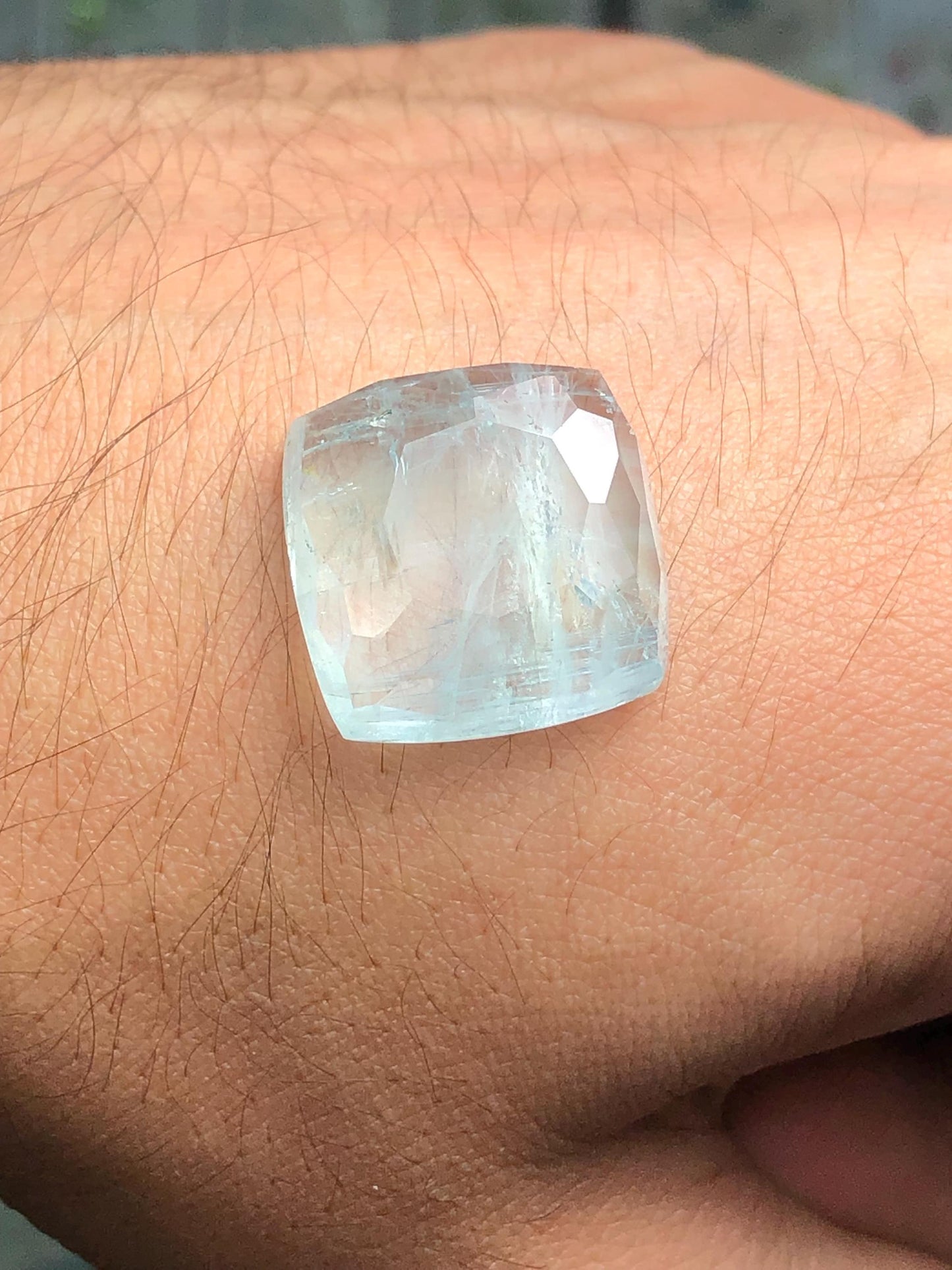 حجر الكابوشون الأخضر الفيروزي مصقول على شكل وردة، 28 قيراط - حجر كريم مصقول لصناعة المجوهرات حسب الطلب