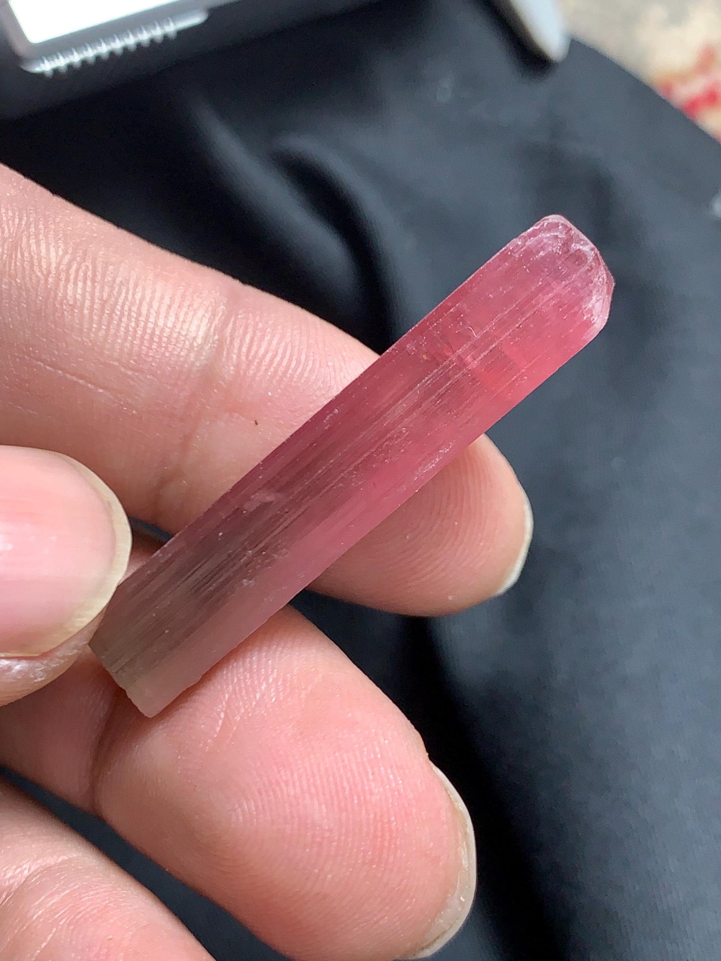 Pink Tourmaline Crystal 30 ct - Paprok Mine Collector Specimen