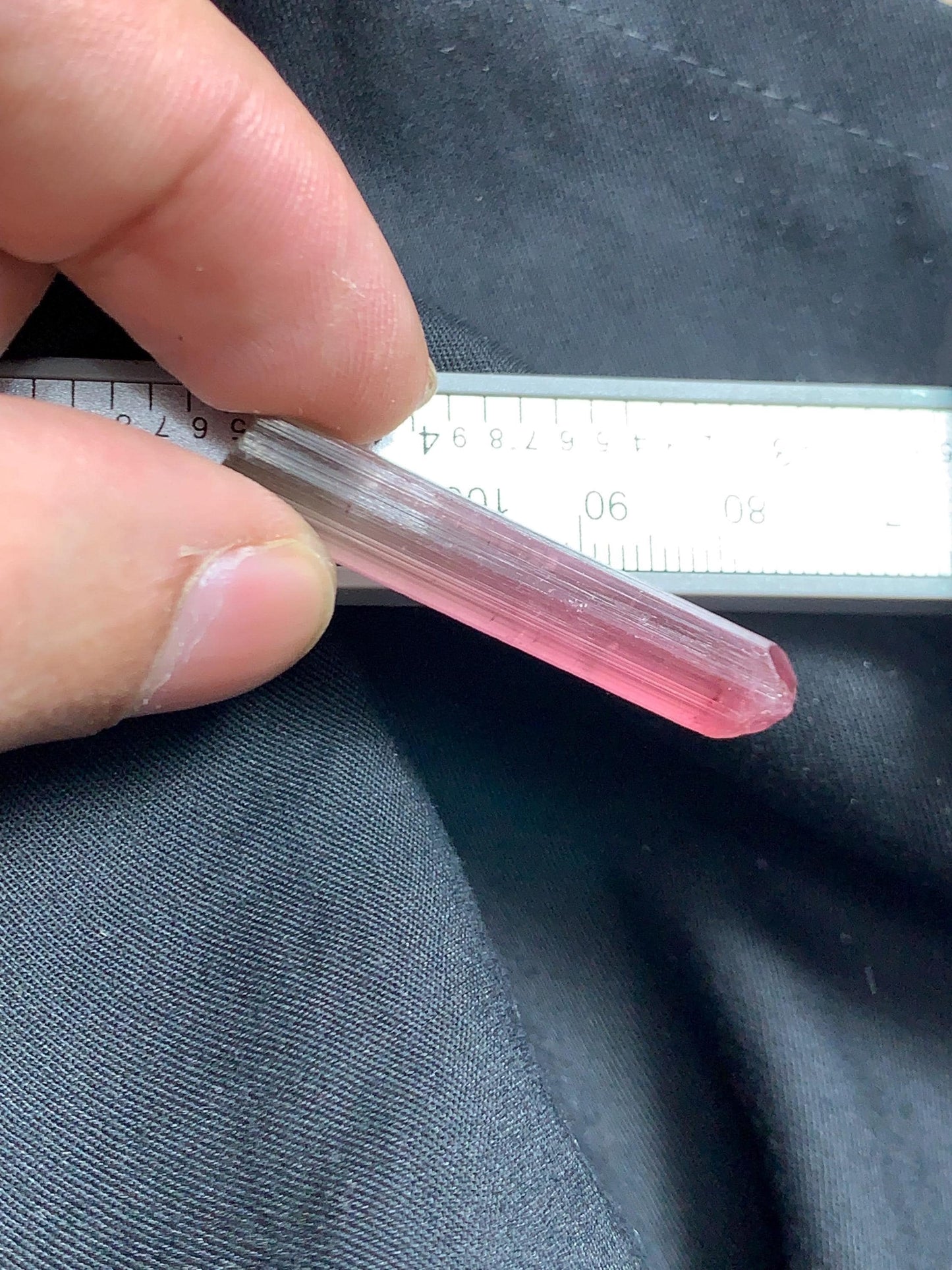Pink Tourmaline Crystal 30 ct - Paprok Mine Collector Specimen