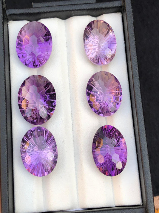 Amethyst Faceted Lot 137 ct - Spiritual Light Gems for Creative Jewelry