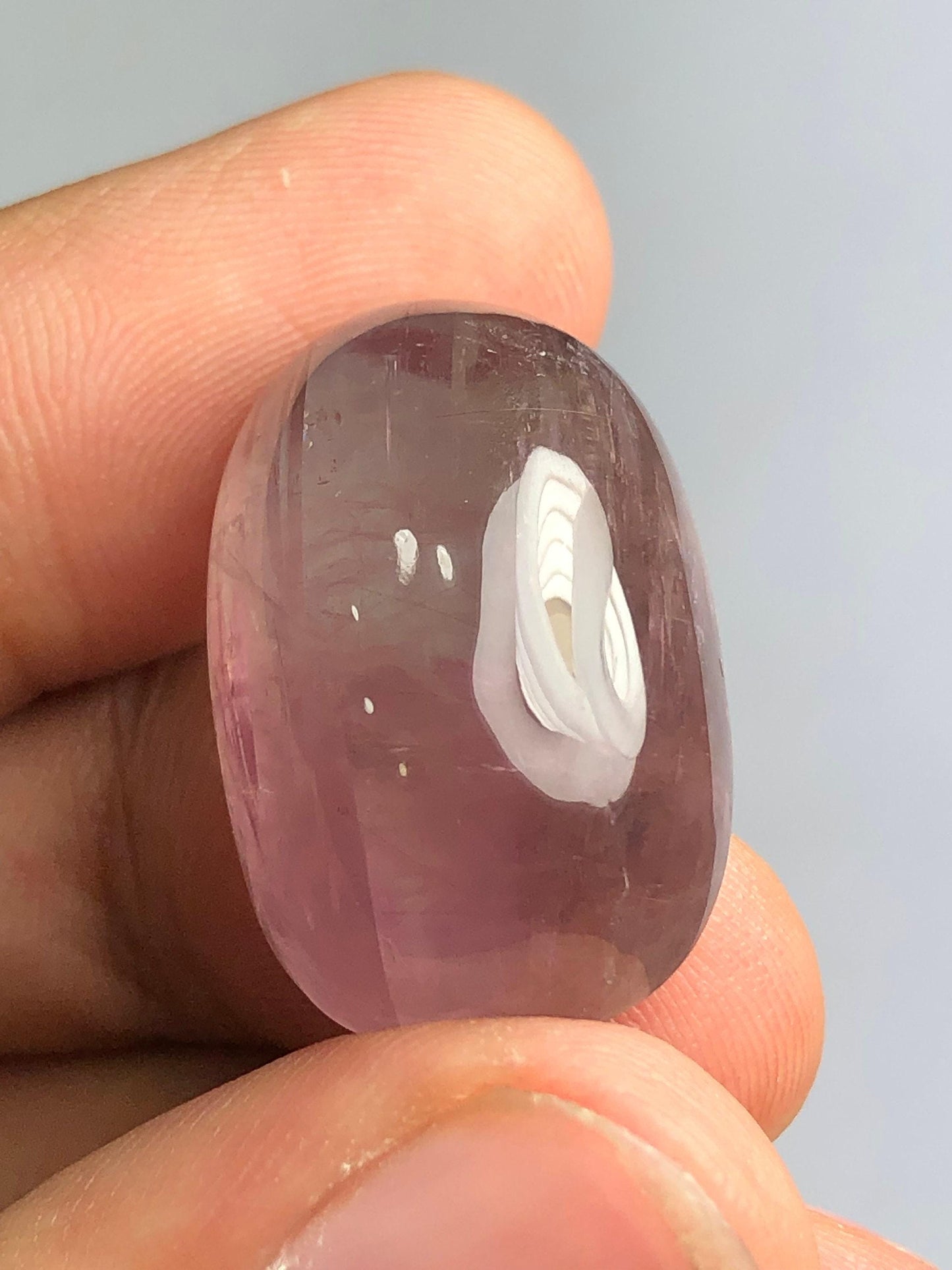 Diaspore Cabochon 51.70 ct - Rare Afghan Gem for Timeless Beauty