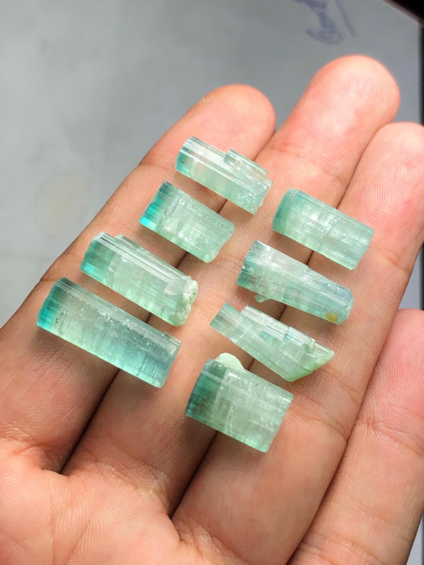 Bi Colour Tourmaline Crystal 75 ct - Collector Specimen from Afghan Mountains