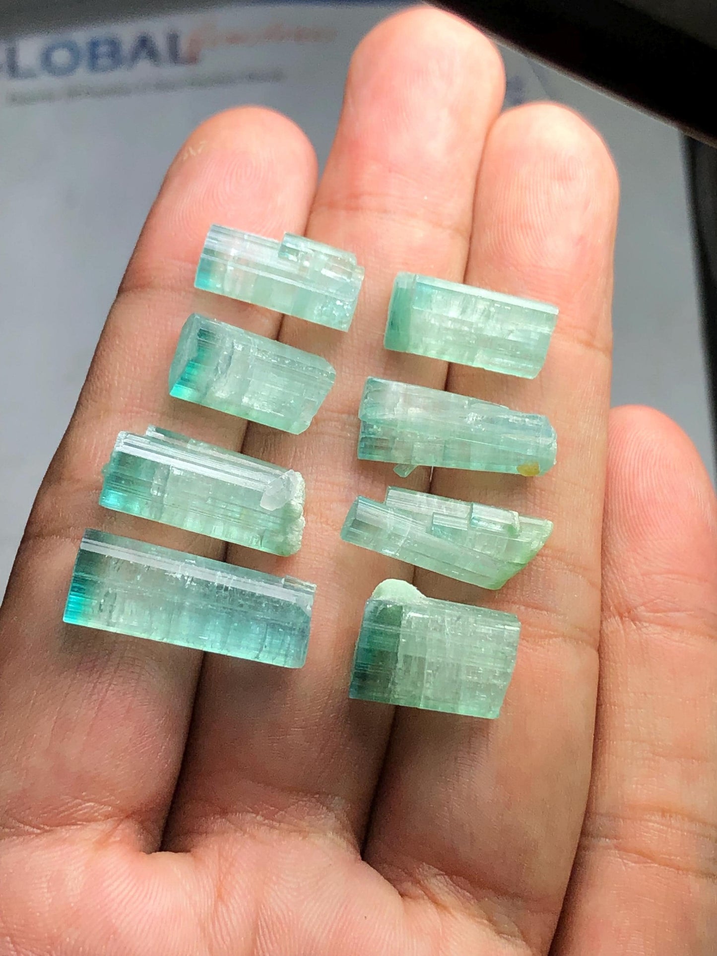 Bi Colour Tourmaline Crystal 75 ct - Collector Specimen from Afghan Mountains