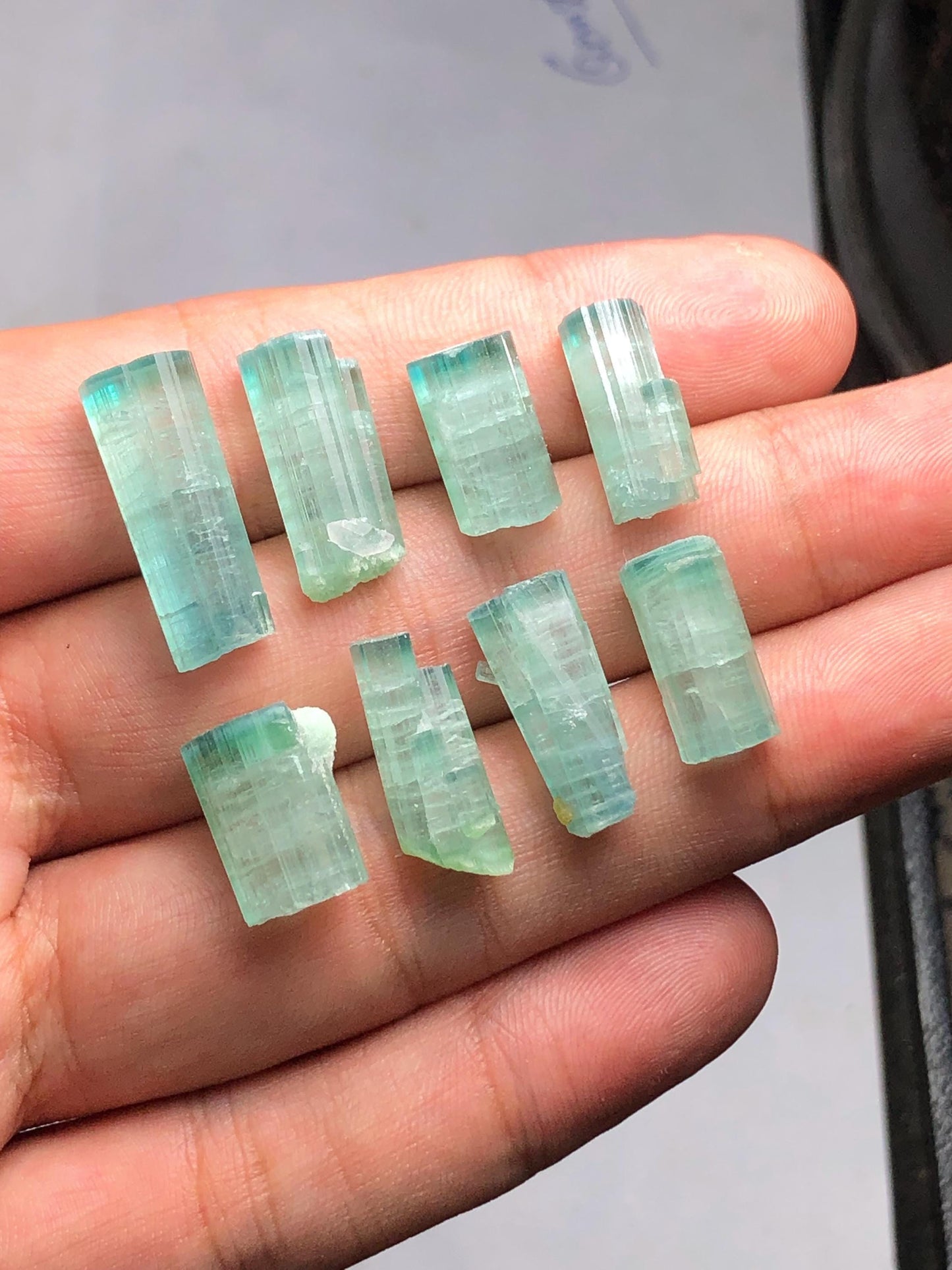 Bi Colour Tourmaline Crystal 75 ct - Collector Specimen from Afghan Mountains