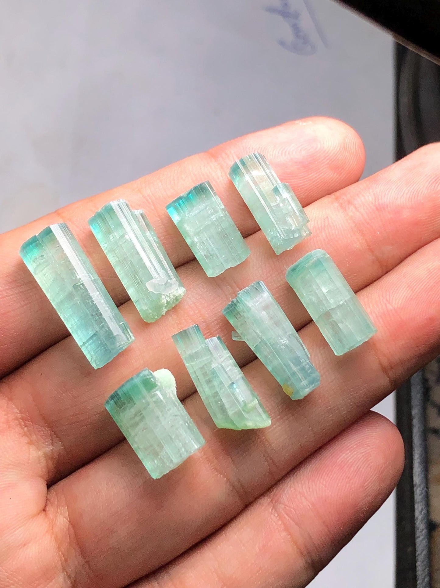 Bi Colour Tourmaline Crystal 75 ct - Collector Specimen from Afghan Mountains