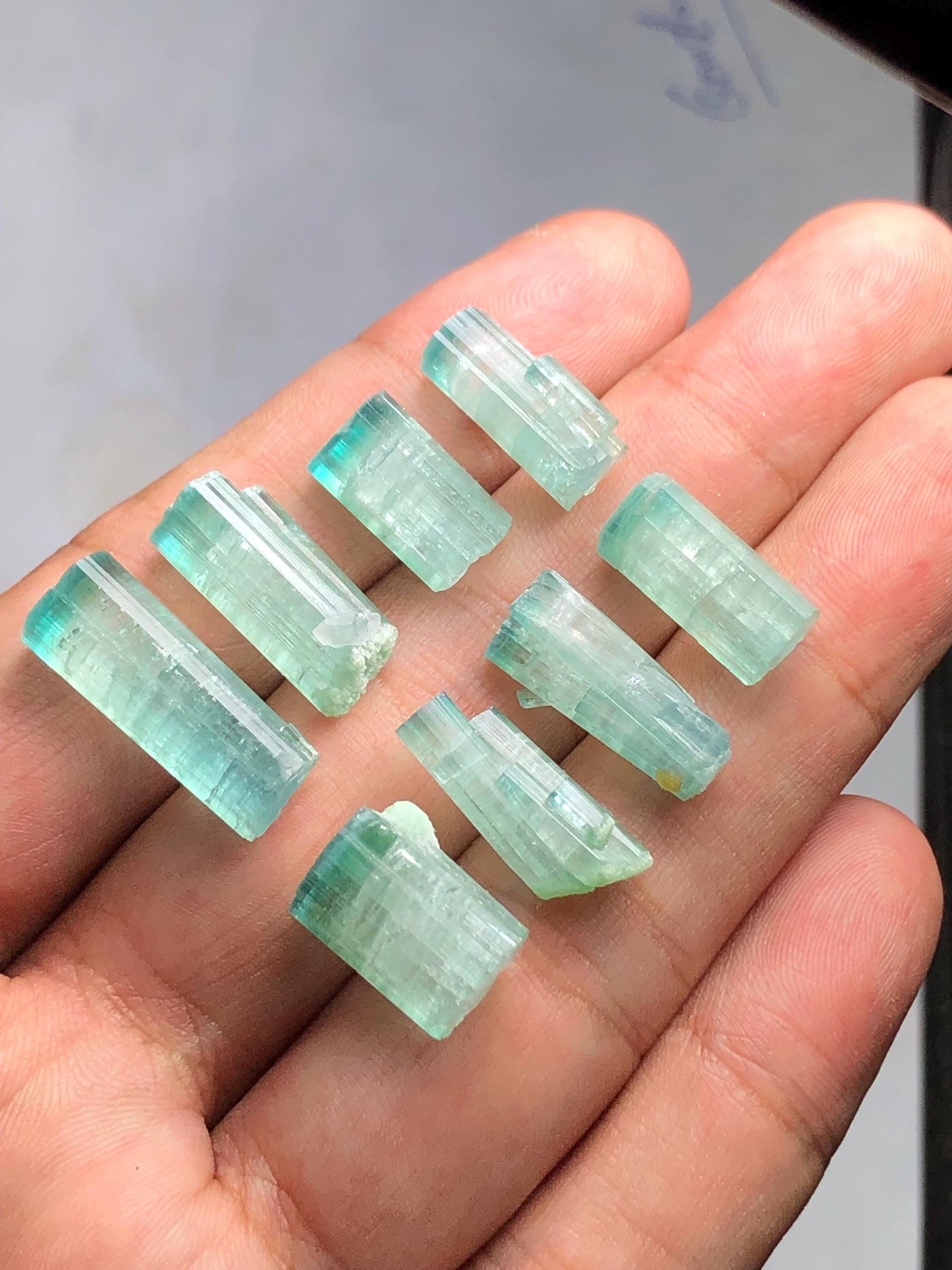 Bi Colour Tourmaline Crystal 75 ct - Collector Specimen from Afghan Mountains