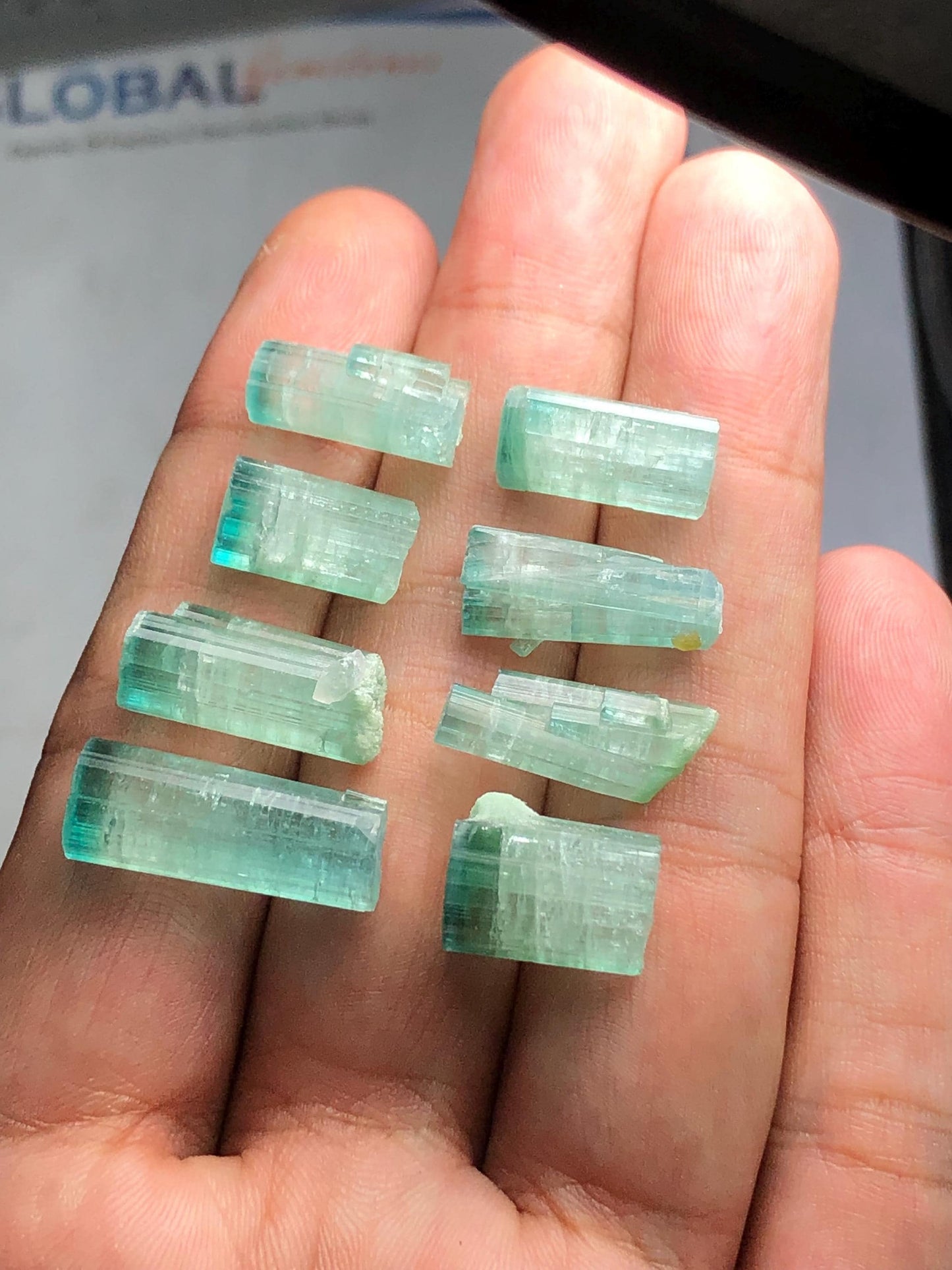 Bi Colour Tourmaline Crystal 75 ct - Collector Specimen from Afghan Mountains