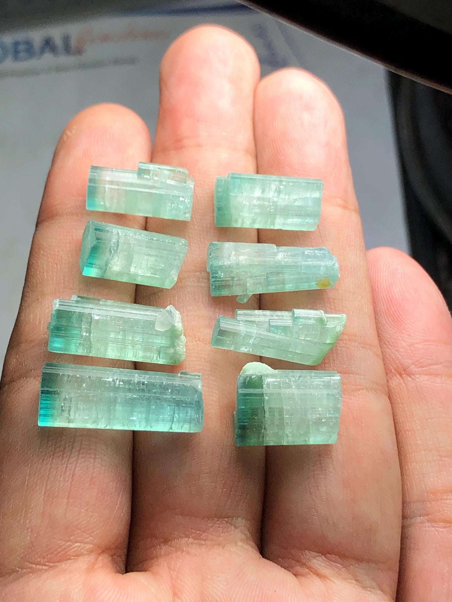 Bi Colour Tourmaline Crystal 75 ct - Collector Specimen from Afghan Mountains