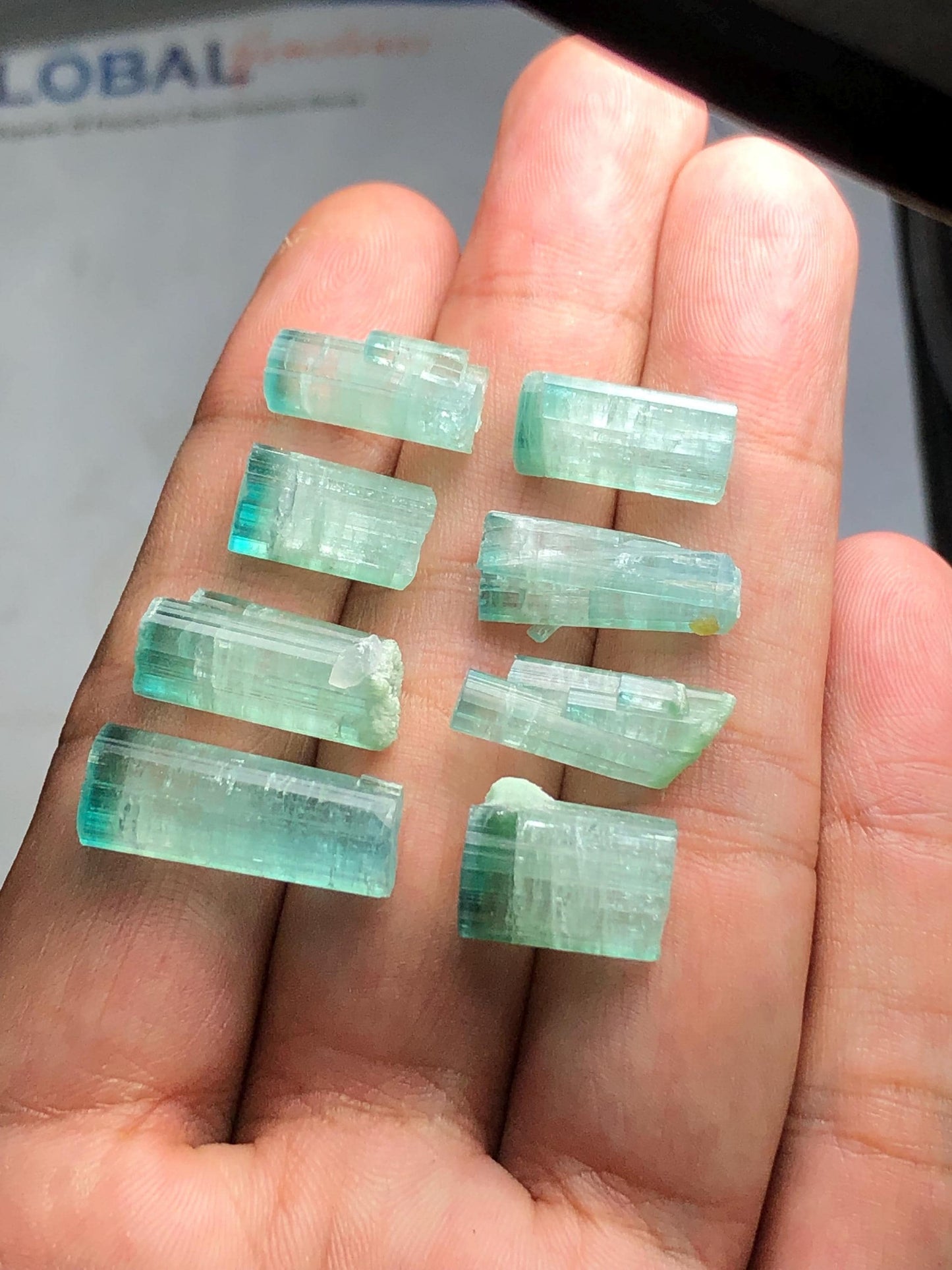 Bi Colour Tourmaline Crystal 75 ct - Collector Specimen from Afghan Mountains